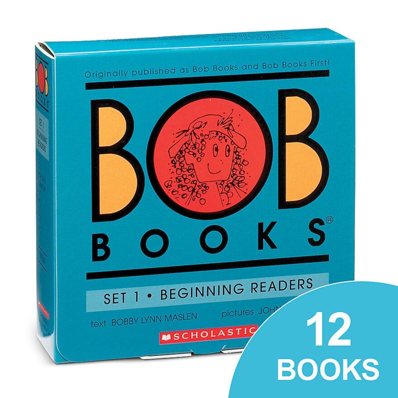 Vorderes Coverbild Bob Books - Set 1: Beginning Readers Box Set Decodable Phonics Books, Ages 4 and Up, Kindergarten (Stage 1: Starting to Read)