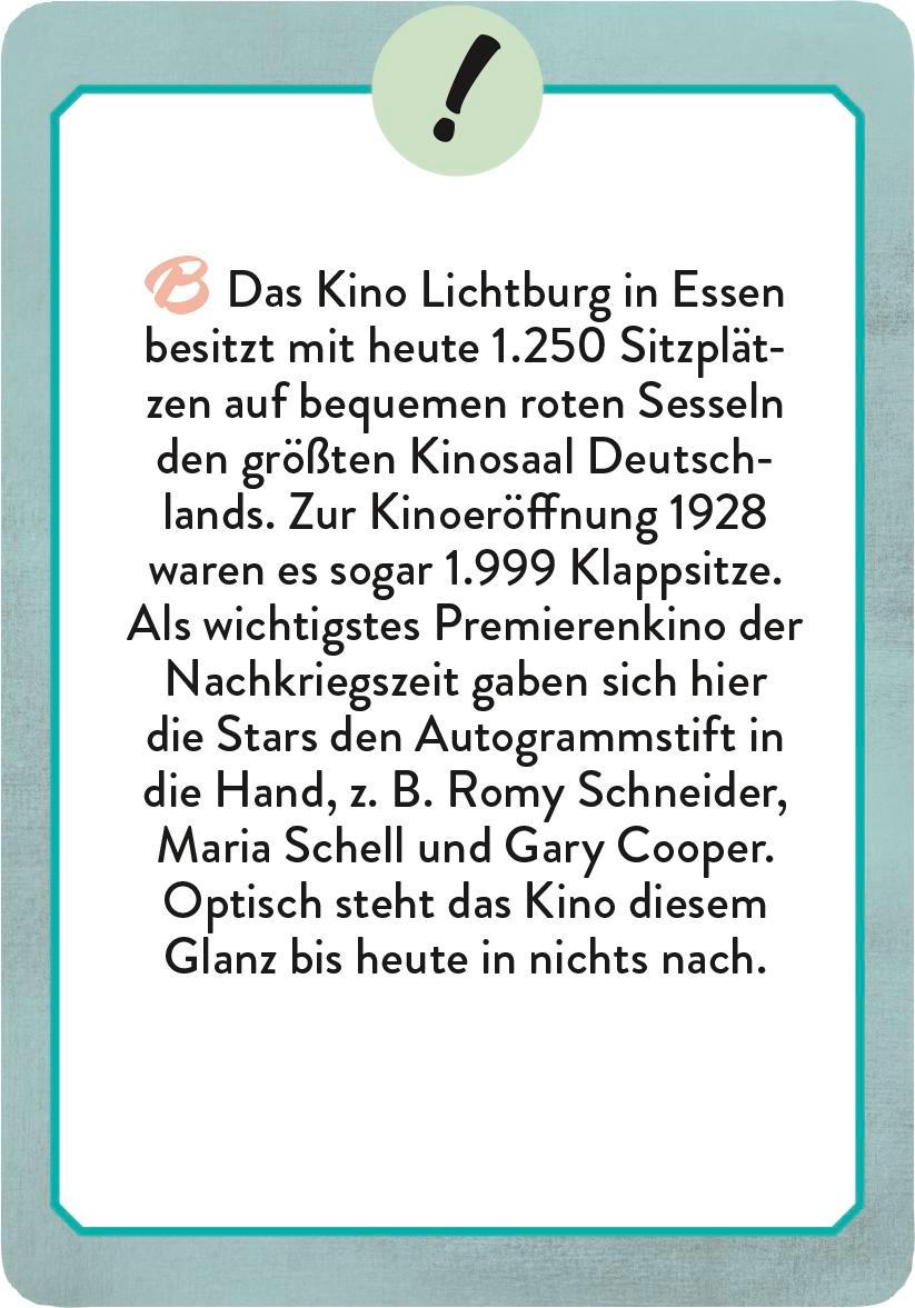 Beispielinhalt (Bild) Wer hätte das gedacht?! Das Unnützes Wissen-Quiz Ruhrpott