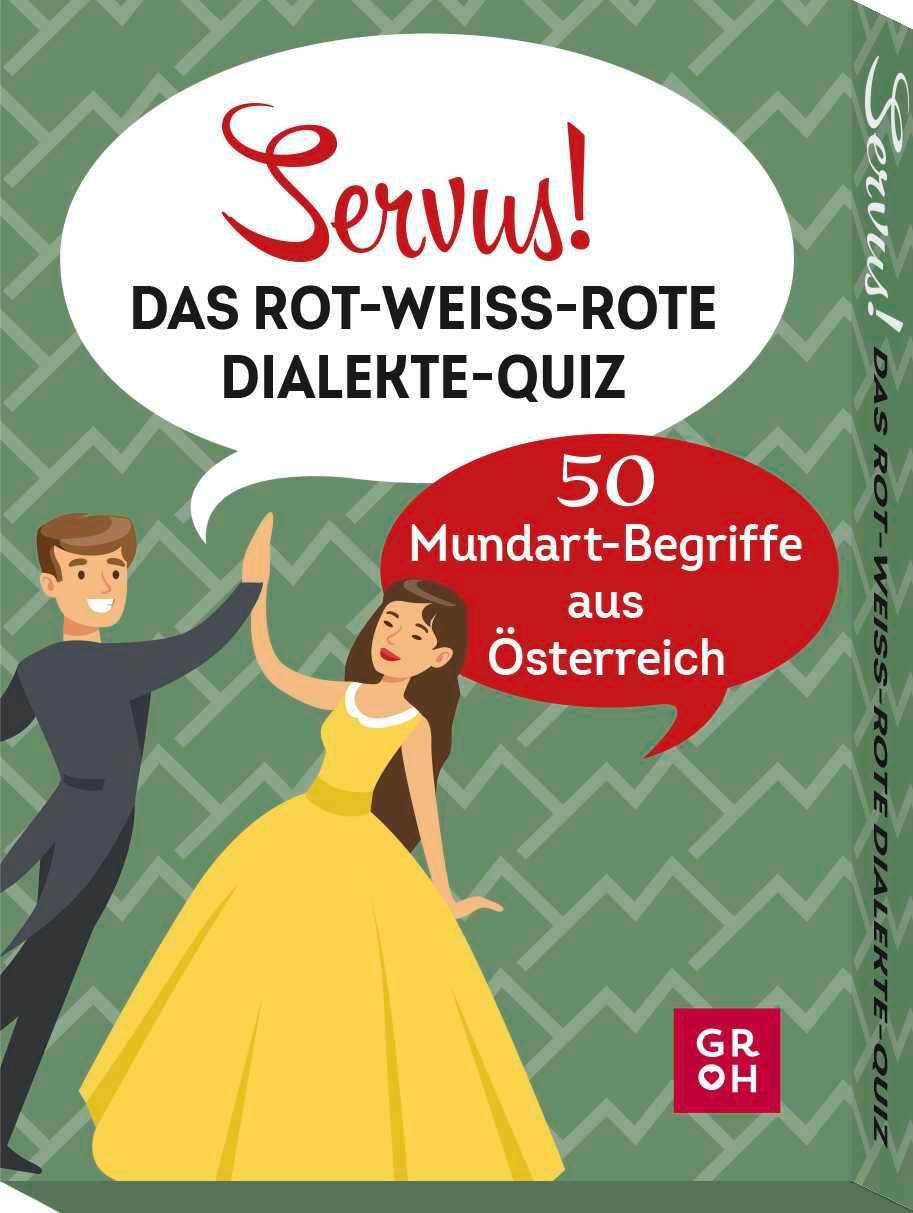 Vorderes Coverbild Servus! Das rot-weiß-rote Dialekte-Quiz