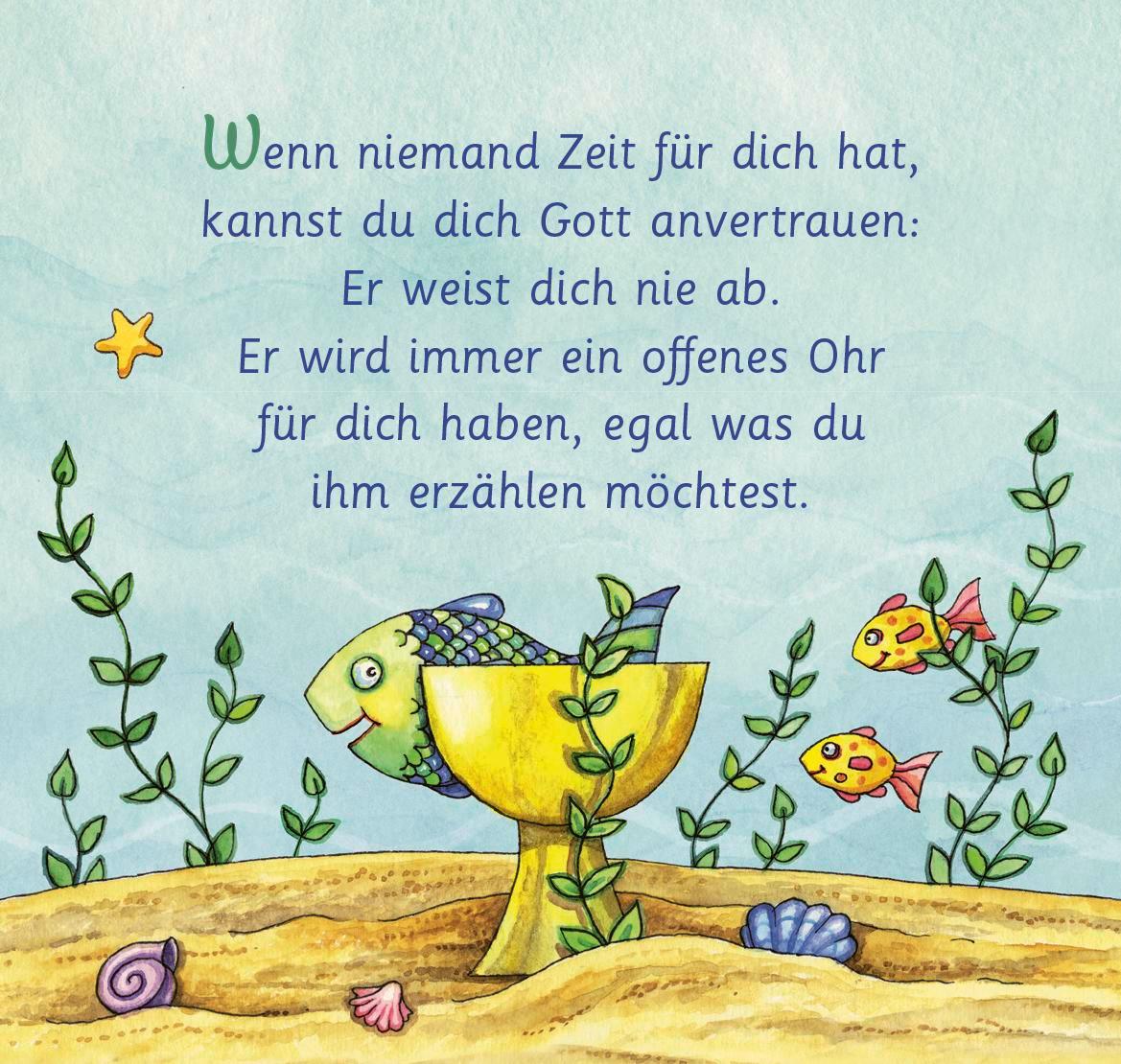 Beispielinhalt (Bild) Der Wunschfisch. Segenswünsche für dich zur Erstkommunion