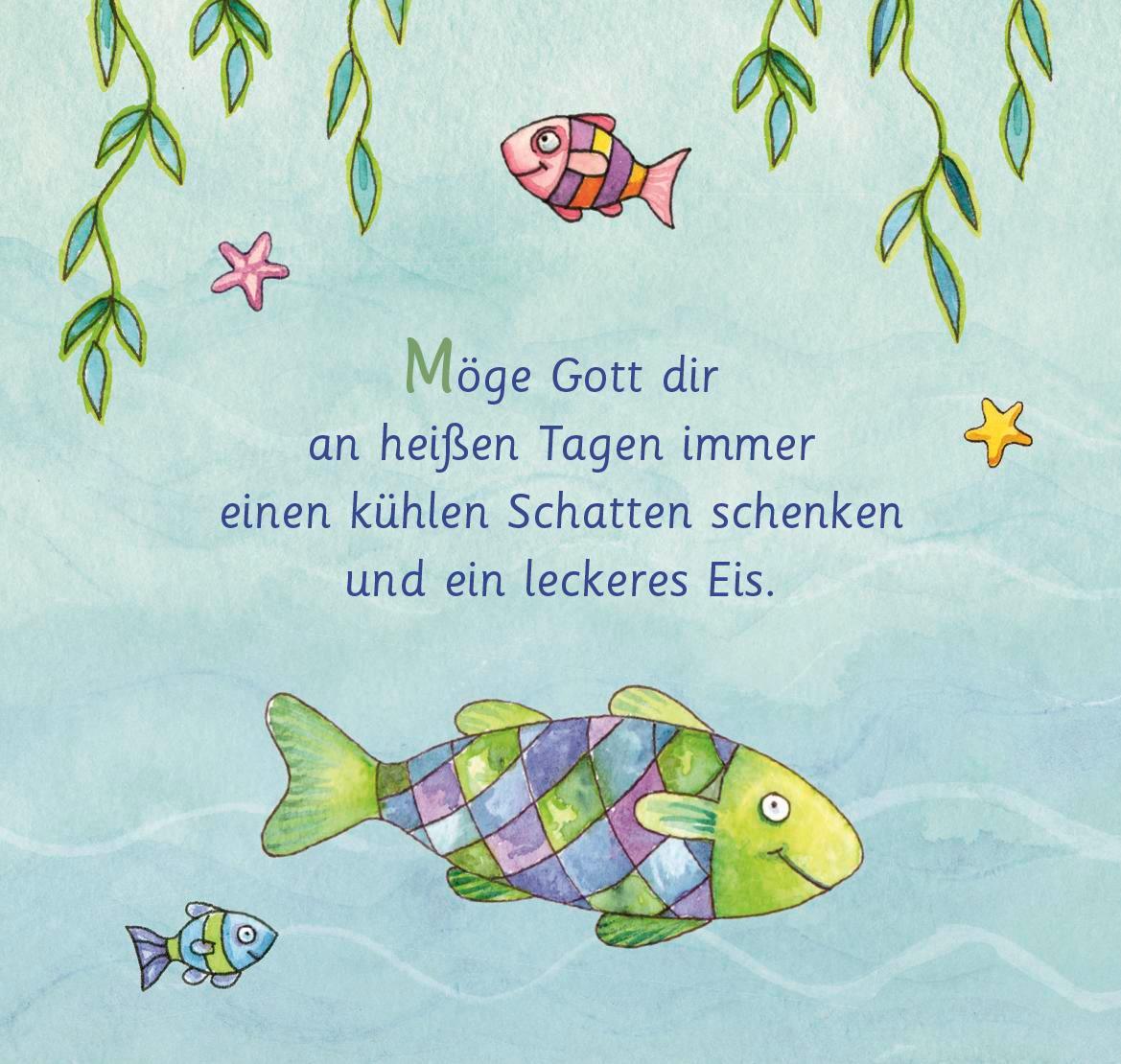 Beispielinhalt (Bild) Der Wunschfisch. Segenswünsche für dich zur Erstkommunion