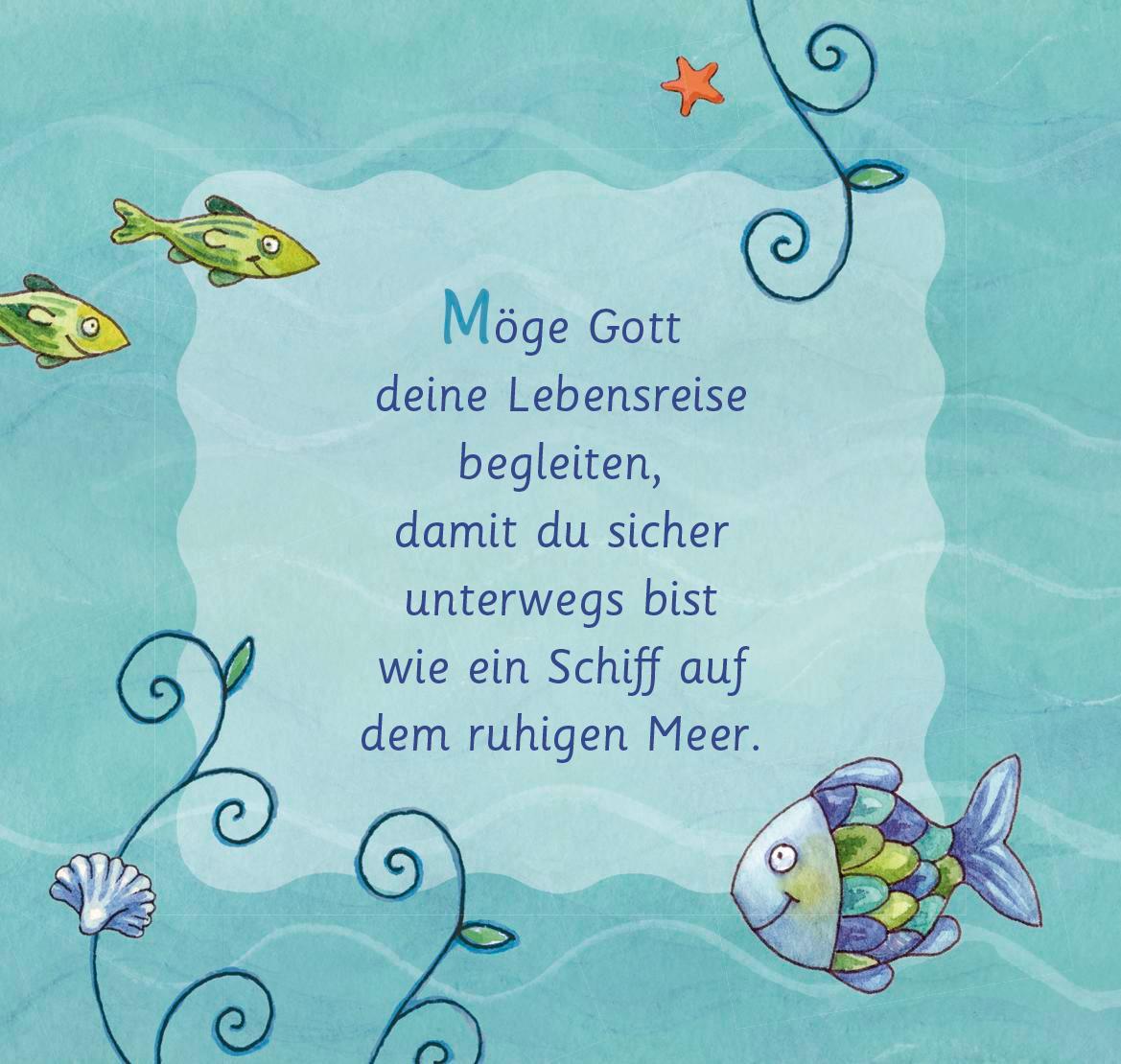 Beispielinhalt (Bild) Der Wunschfisch. Segenswünsche für dich zur Erstkommunion