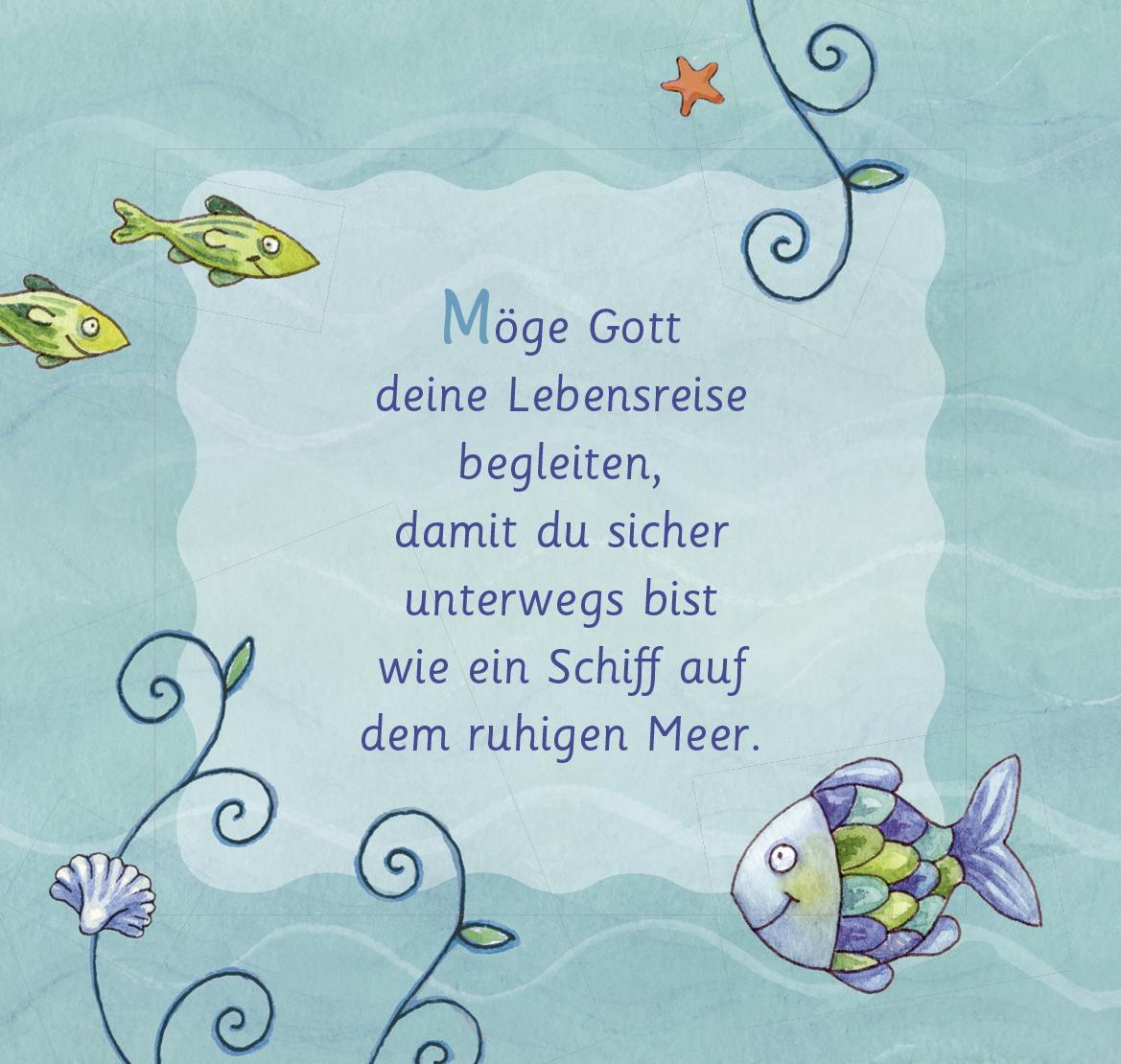 Beispielinhalt (Bild) Der Wunschfisch. Segenswünsche für dich zur Erstkommunion