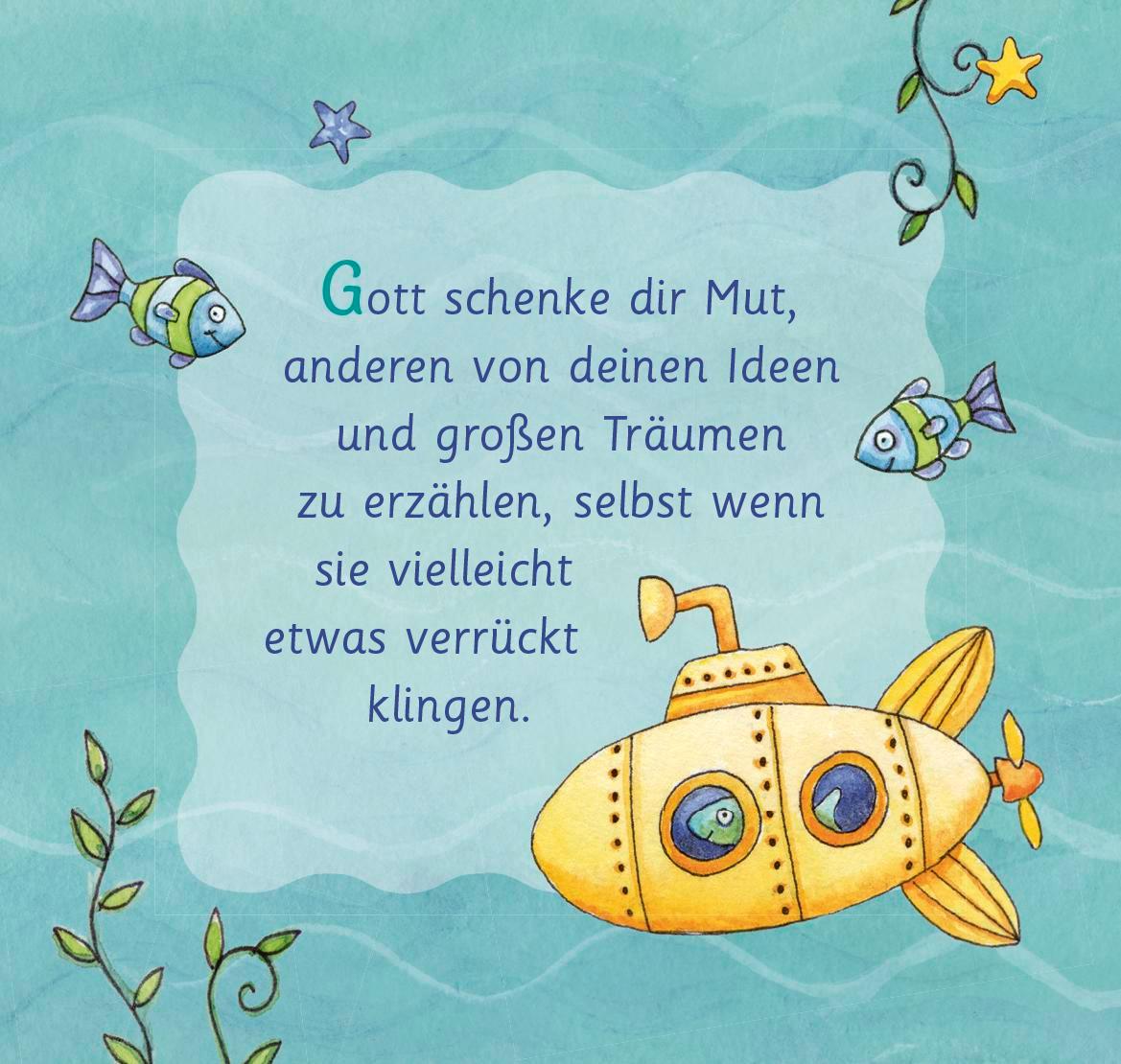 Beispielinhalt (Bild) Der Wunschfisch. Segenswünsche für dich zur Erstkommunion