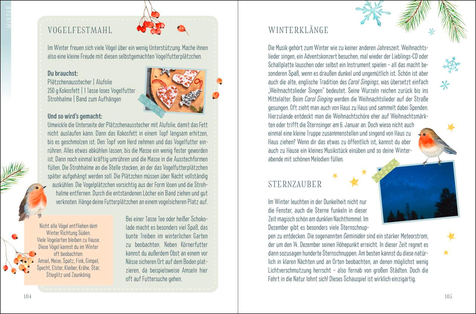 Beispielinhalt (Bild) Die vier Gute-Laune-Zeiten