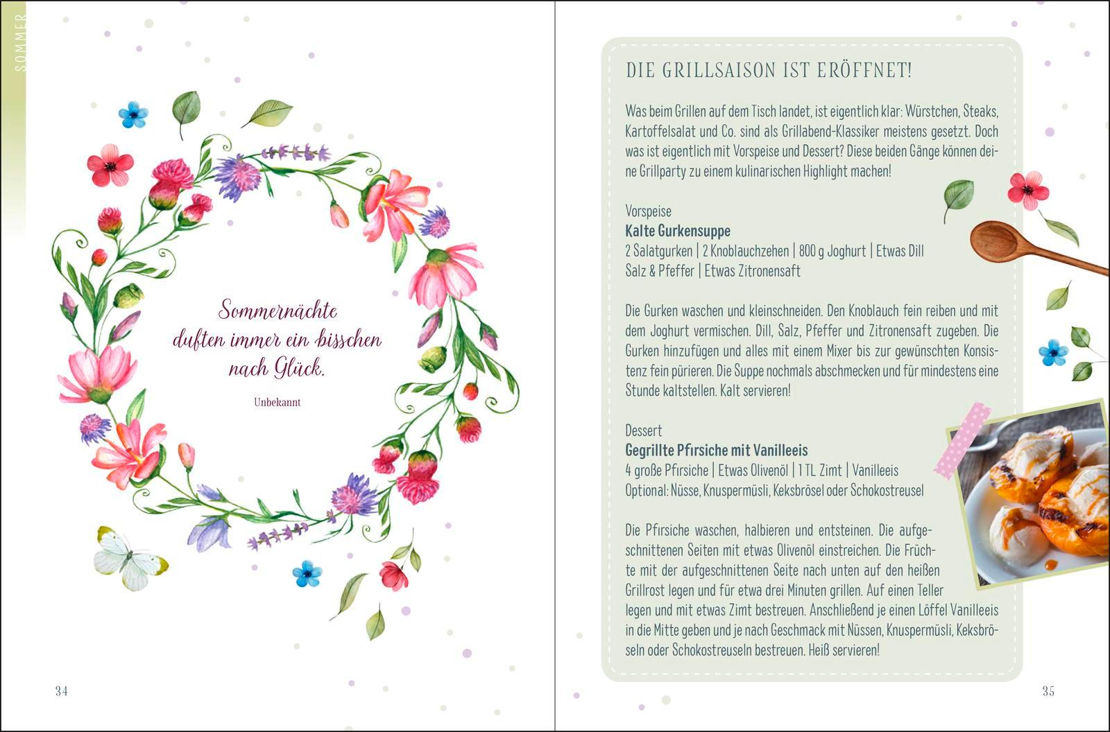 Beispielinhalt (Bild) Die vier Gute-Laune-Zeiten