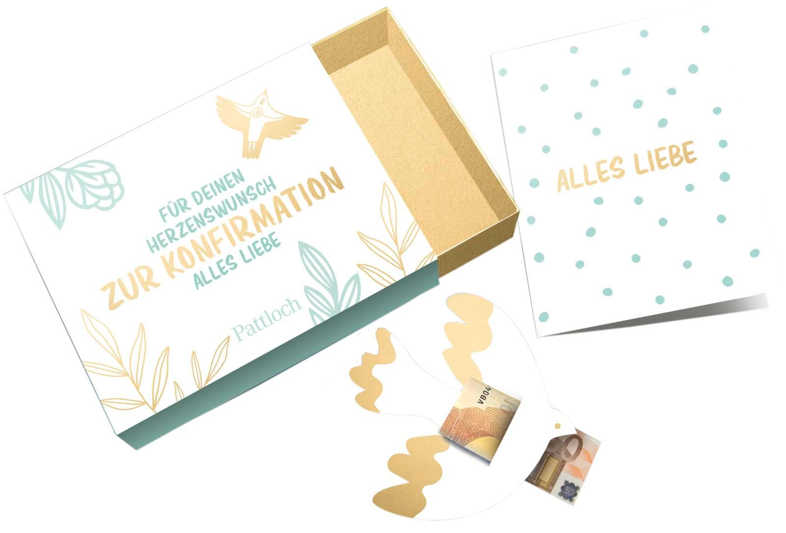 Beispielinhalt (Bild) Für deinen Herzenswunsch. Zur Konfirmation alles Liebe