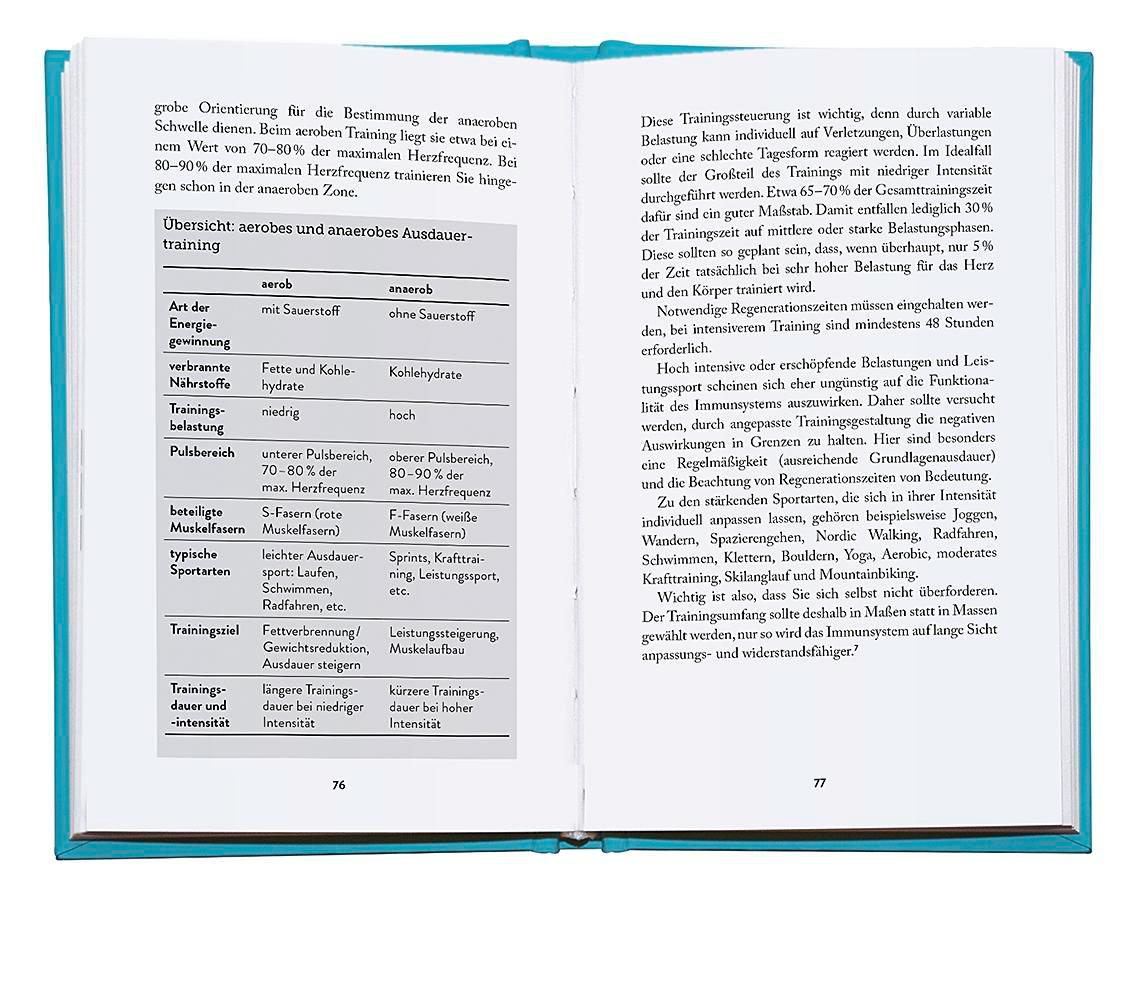 Beispielinhalt (Bild) Das Immunbooster-Handbuch