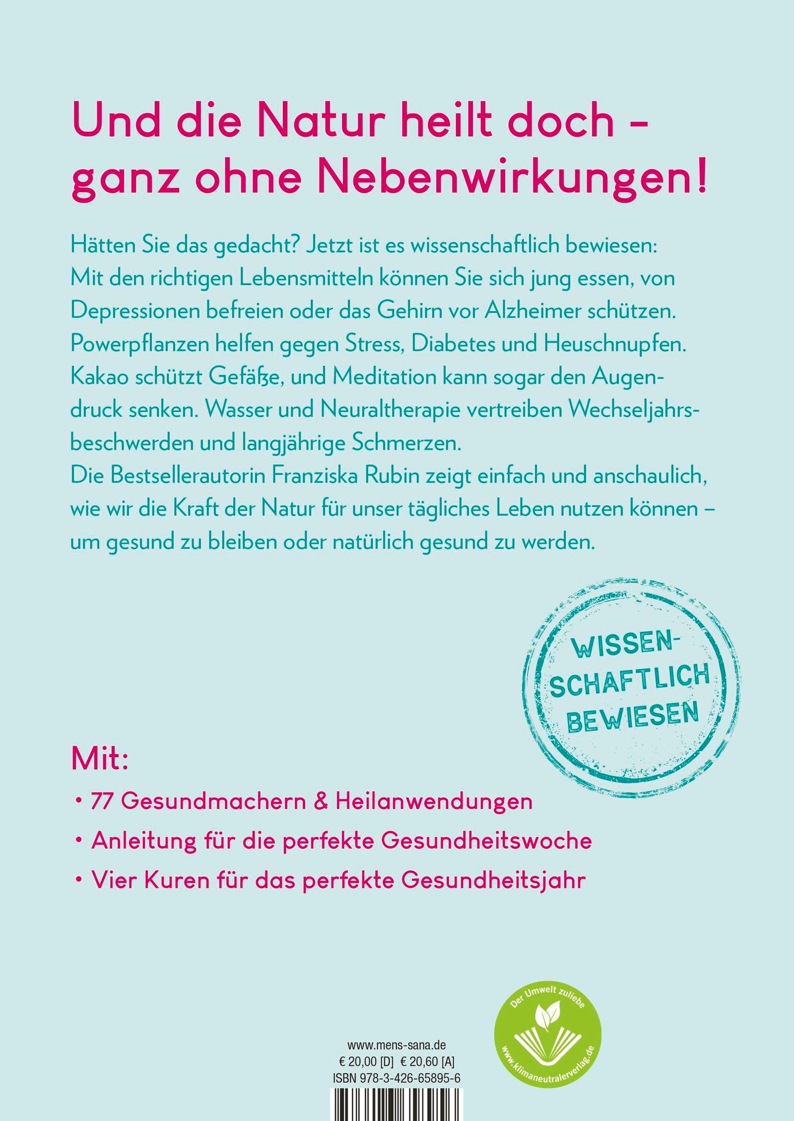 Rückseitencover Einfach heilen mit Natur!