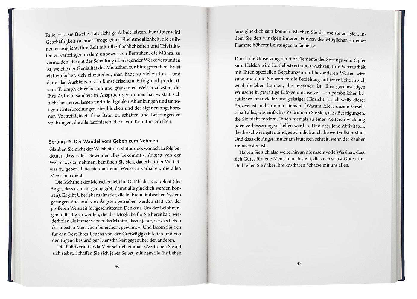 Beispielinhalt (Bild) Manifest eines Alltagshelden