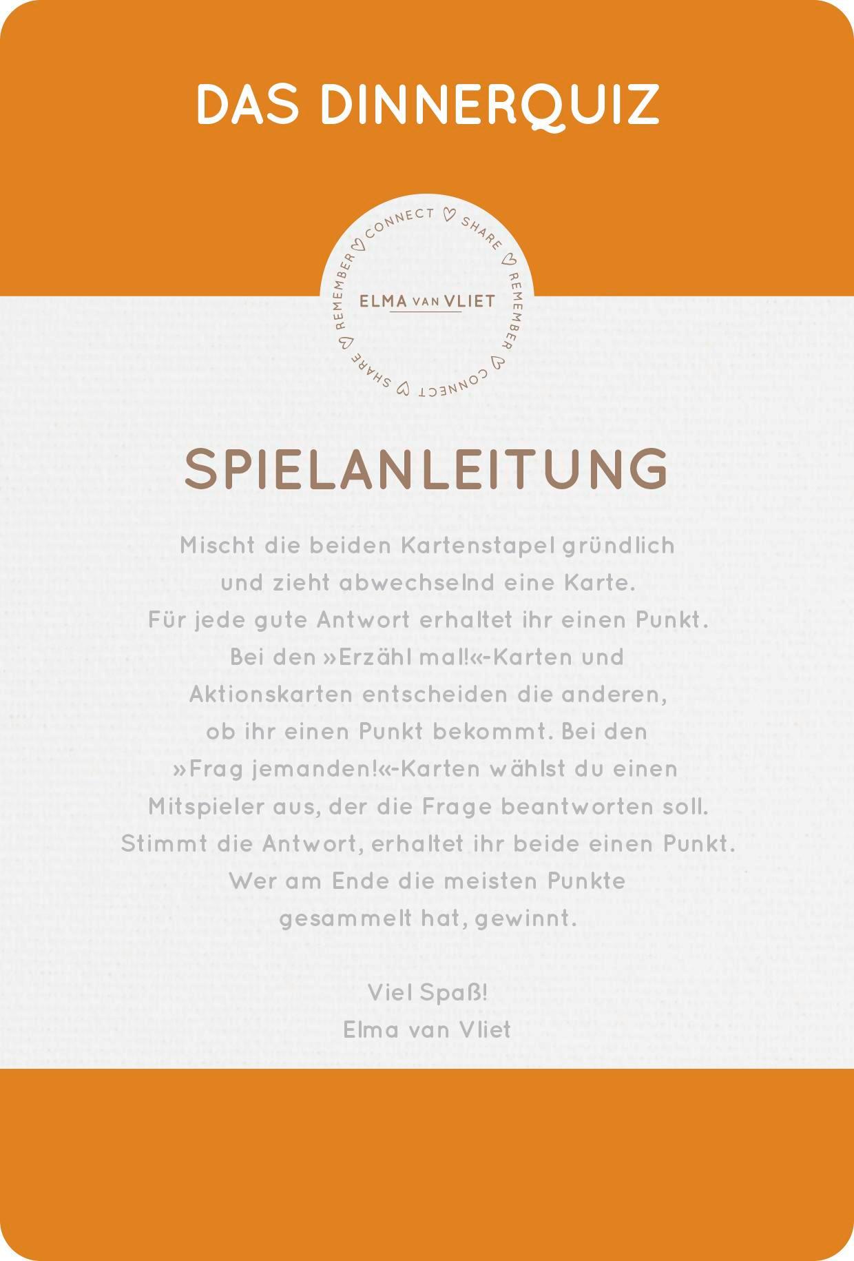 Beispielinhalt (Bild) Erzähl mal! Das Dinnerquiz