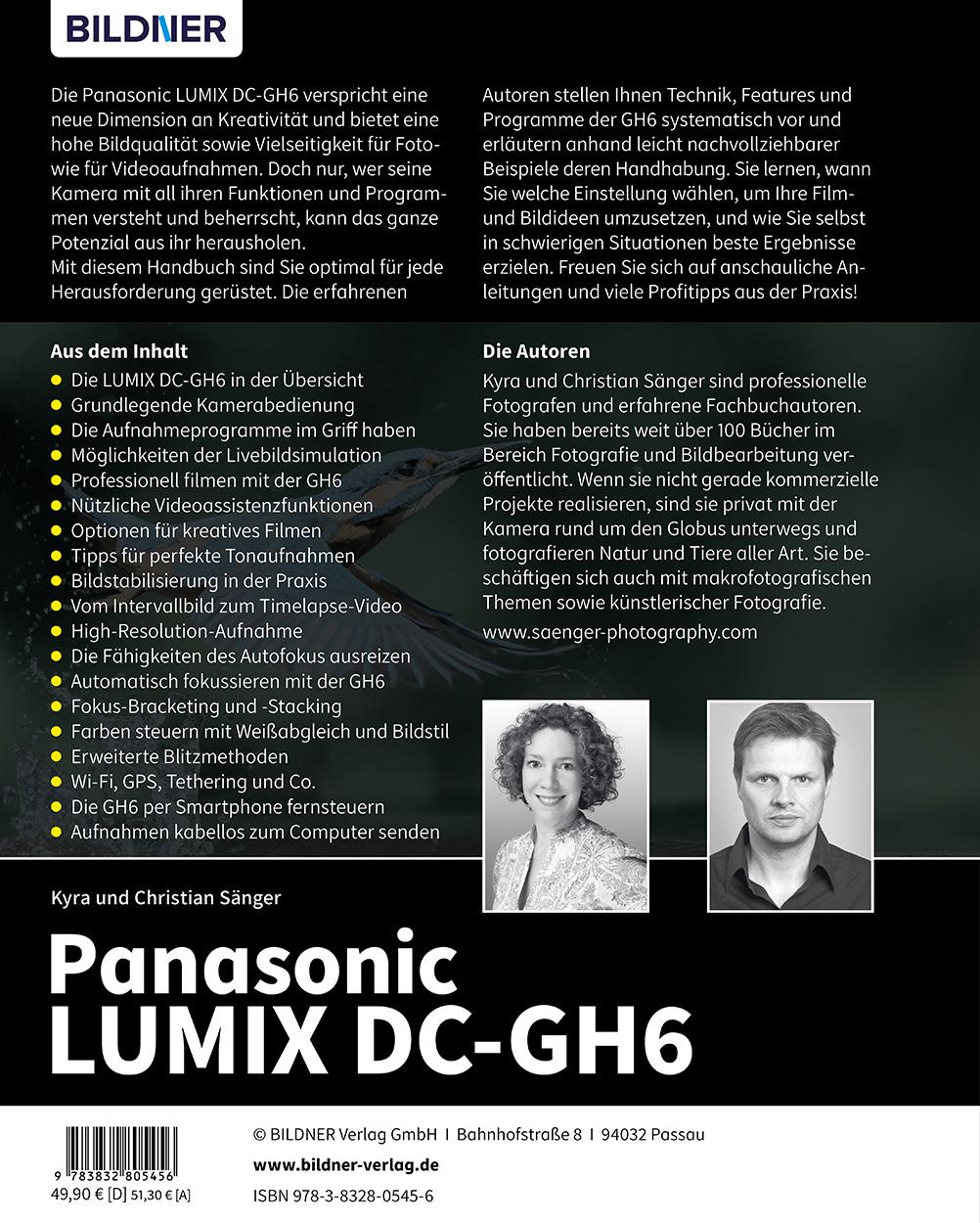 Rückseitencover Panasonic LUMIX DC-GH6