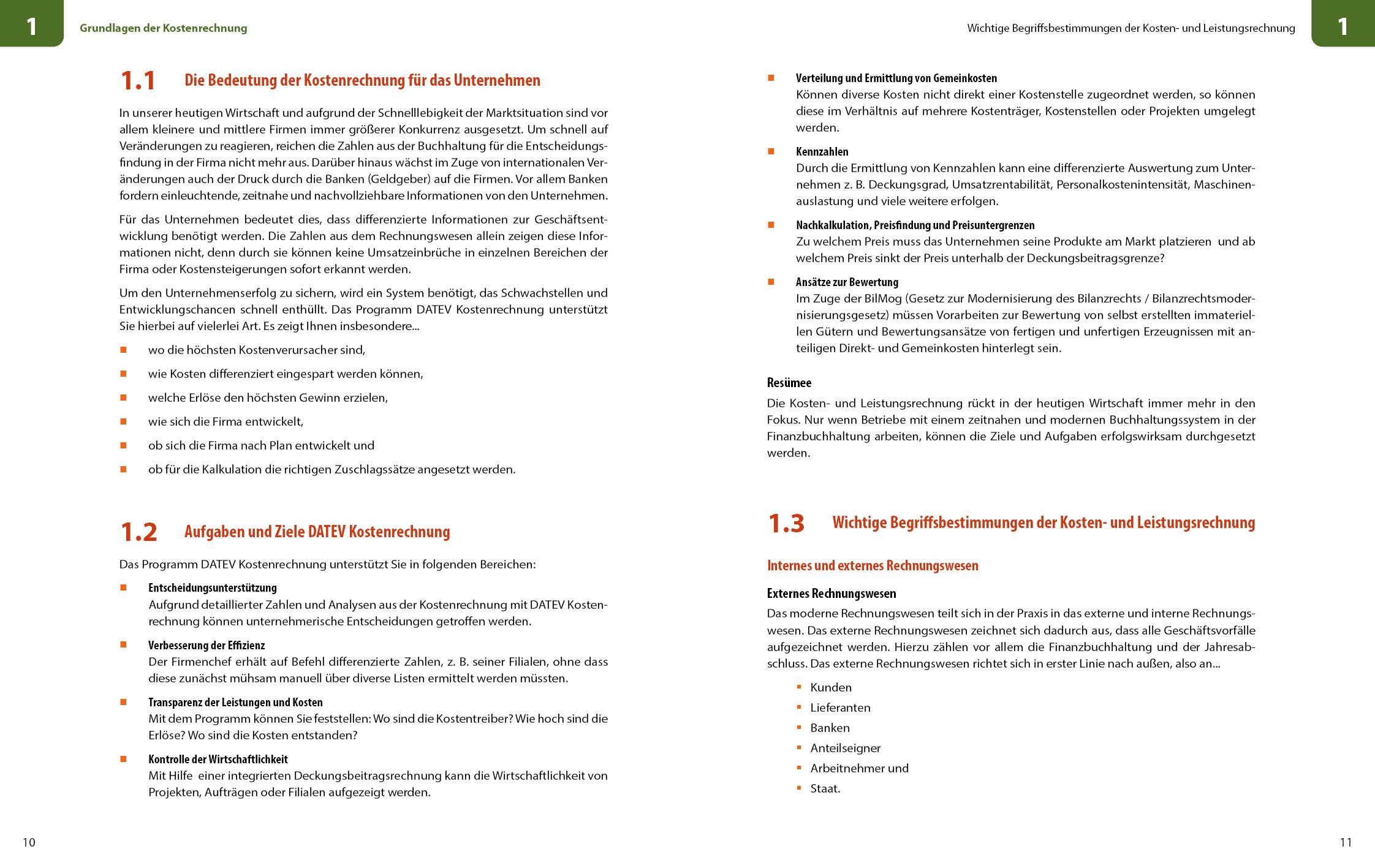 Beispielinhalt (Bild) Finanzbuchhaltung mit Kostenstellen/Kostenträgern in der Praxis mit DATEV Kanzlei-Rechnungswesen
