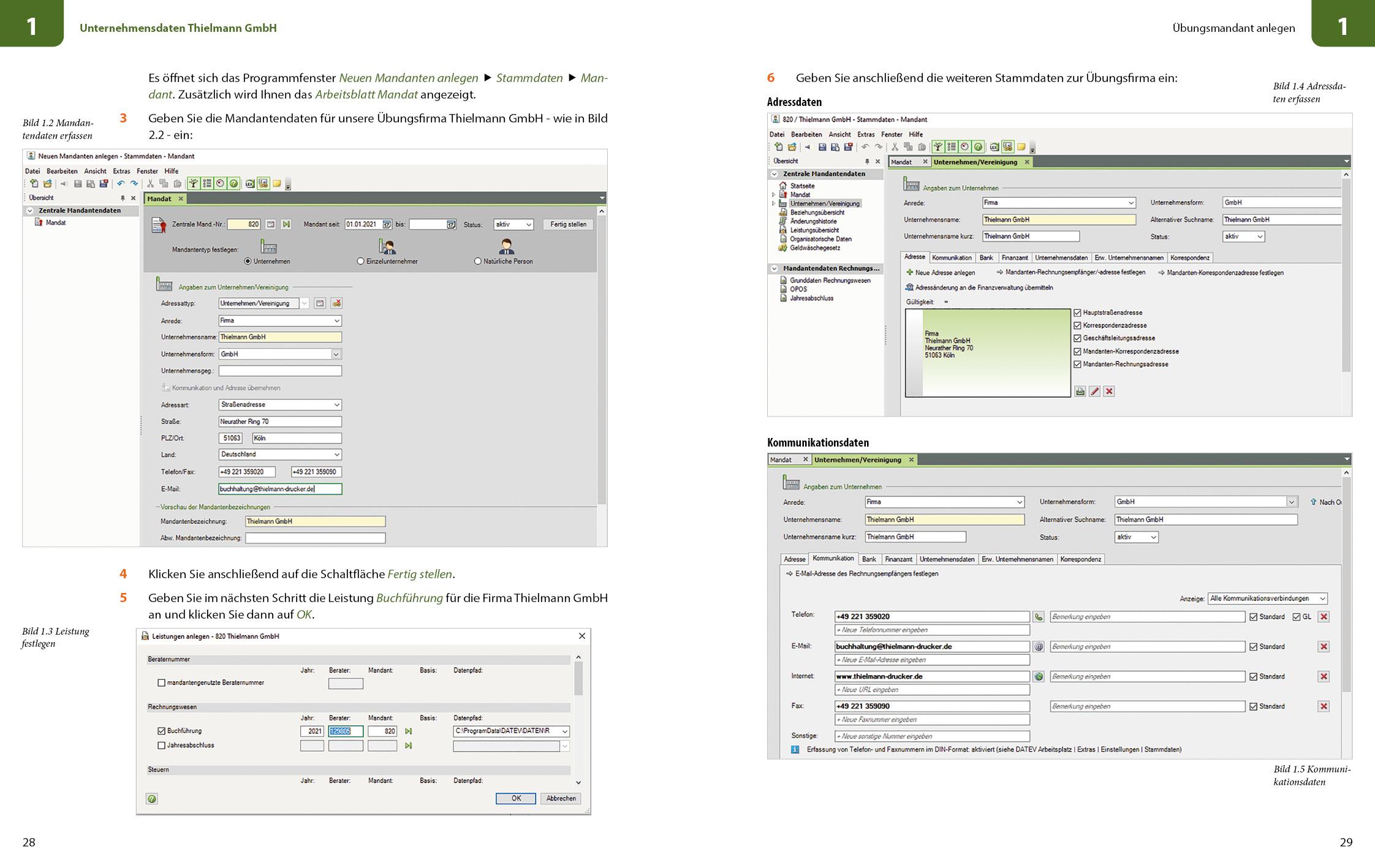 Beispielinhalt (Bild) Finanzbuchhaltung mit Kostenstellen/Kostenträgern in der Praxis mit DATEV Kanzlei-Rechnungswesen