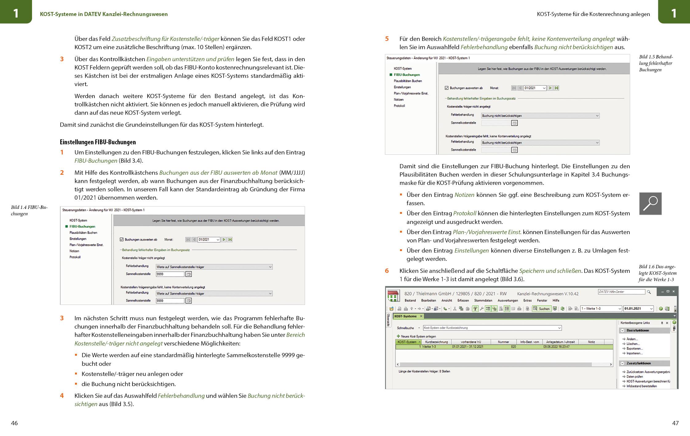 Beispielinhalt (Bild) Finanzbuchhaltung mit Kostenstellen/Kostenträgern in der Praxis mit DATEV Kanzlei-Rechnungswesen