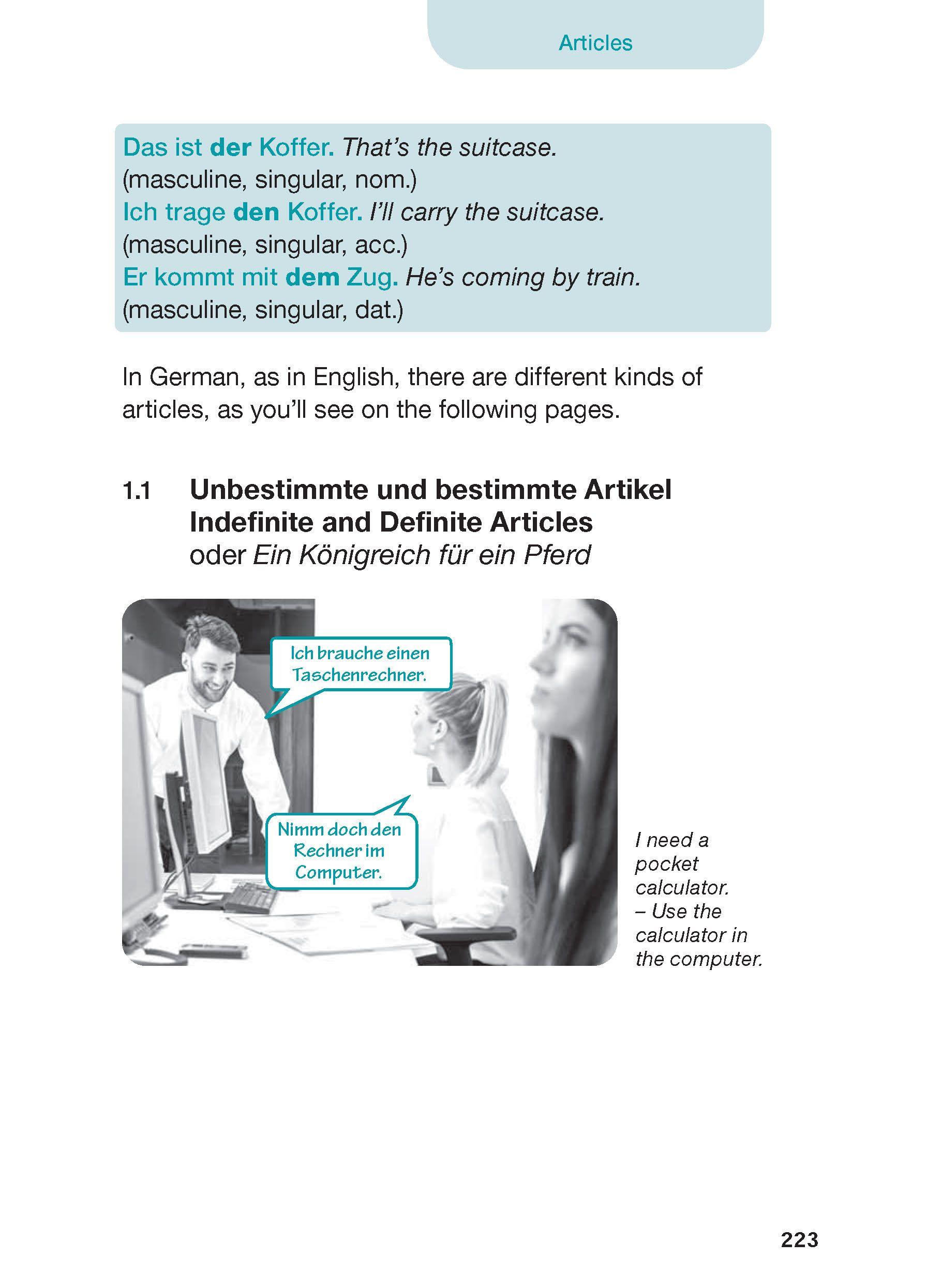 Beispielinhalt (Bild) Langenscheidt Deutsch - alles drin!