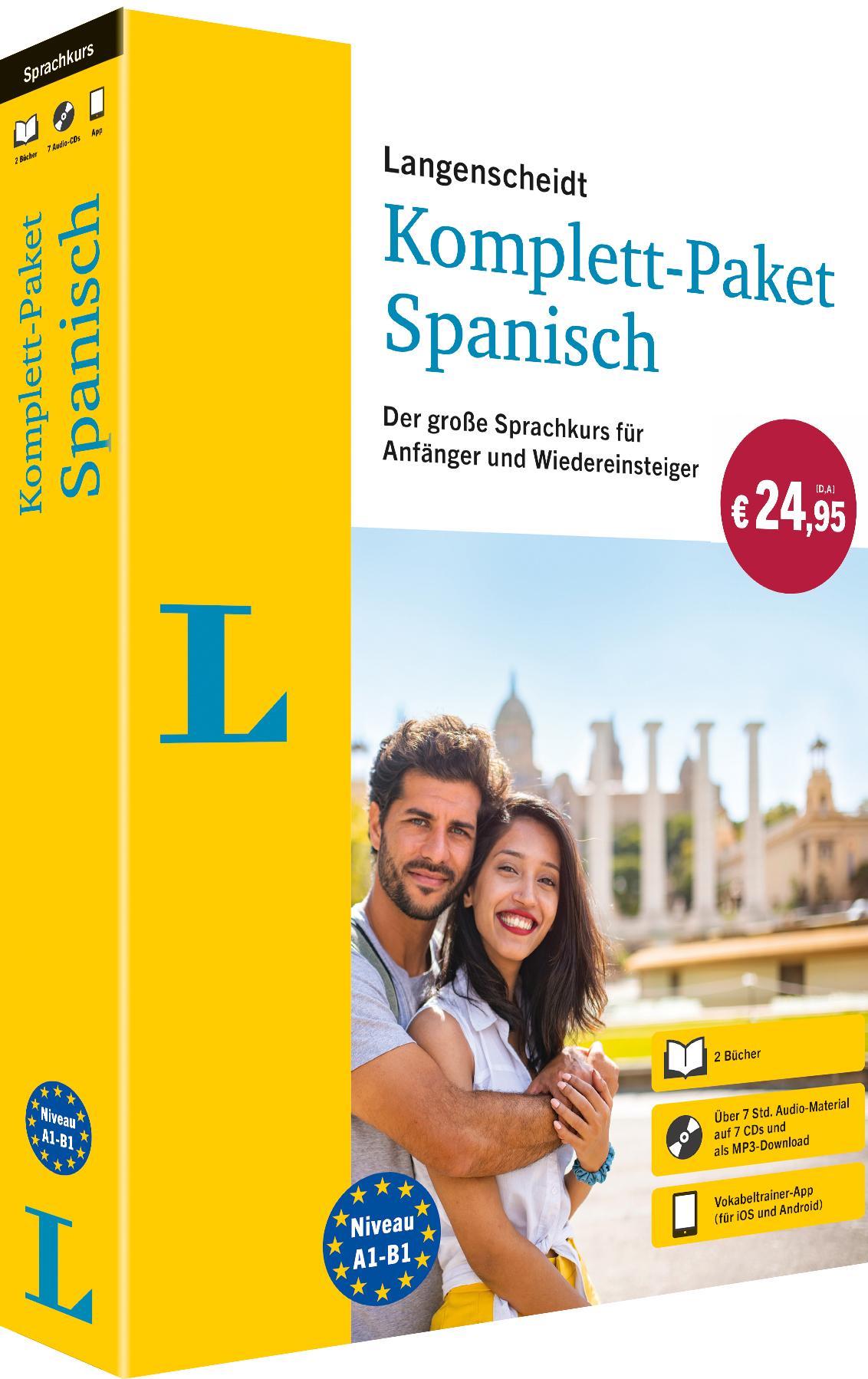Vorderes Coverbild Langenscheidt Komplett-Paket Spanisch