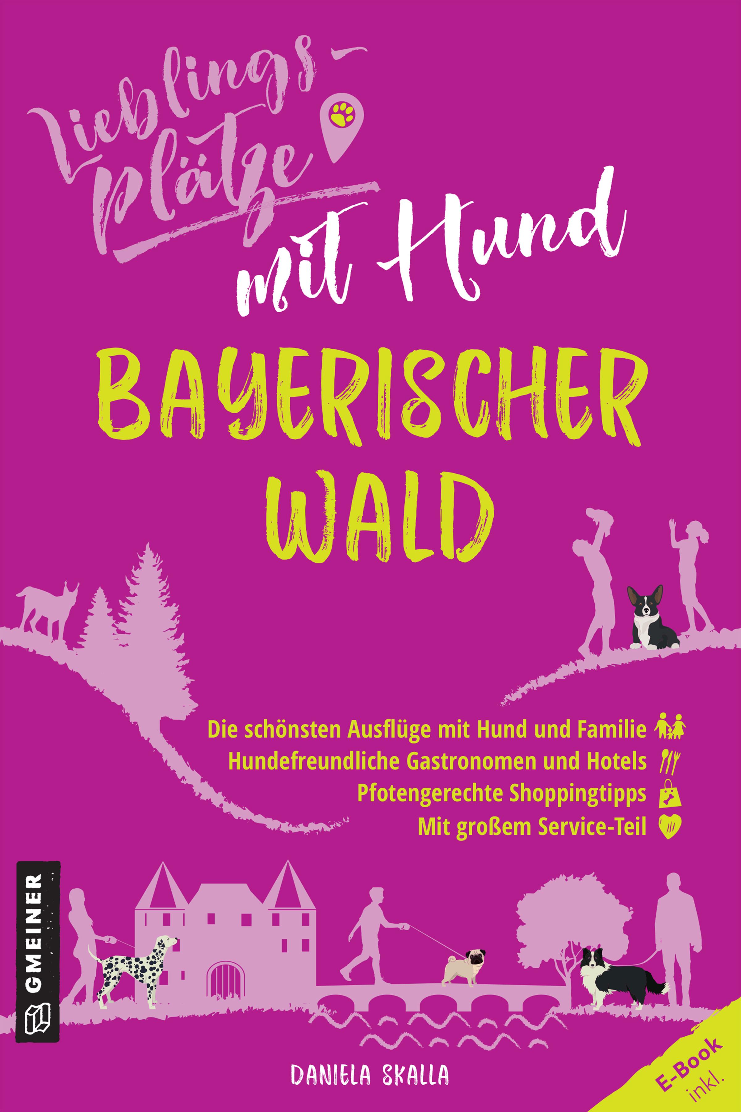 Vorderes Coverbild Lieblingsplätze mit Hund Bayerischer Wald