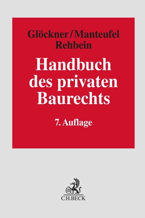 Vorderes Coverbild Handbuch des privaten Baurechts