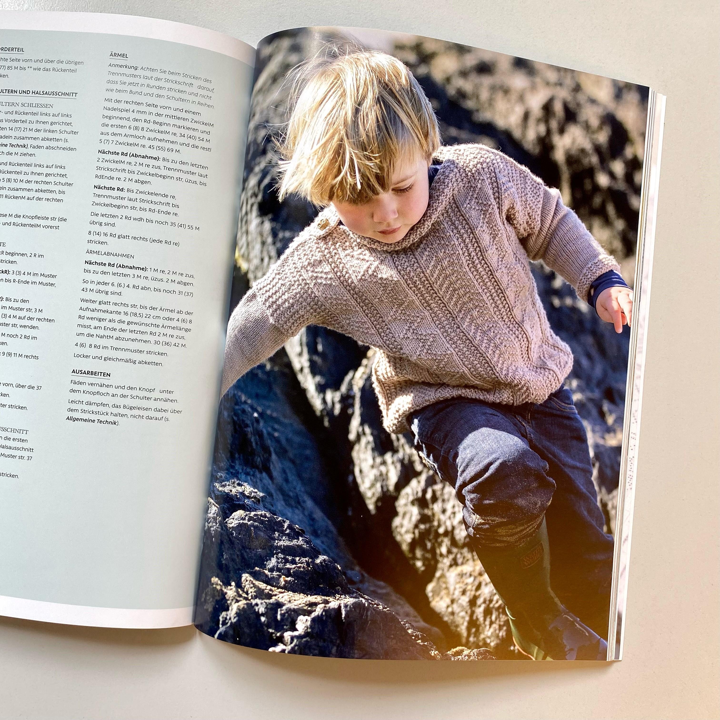 Beispielinhalt (Bild) Ganseys. 150 Strickmuster und 10 Modelle inspiriert vom traditionellen Fischerpullover
