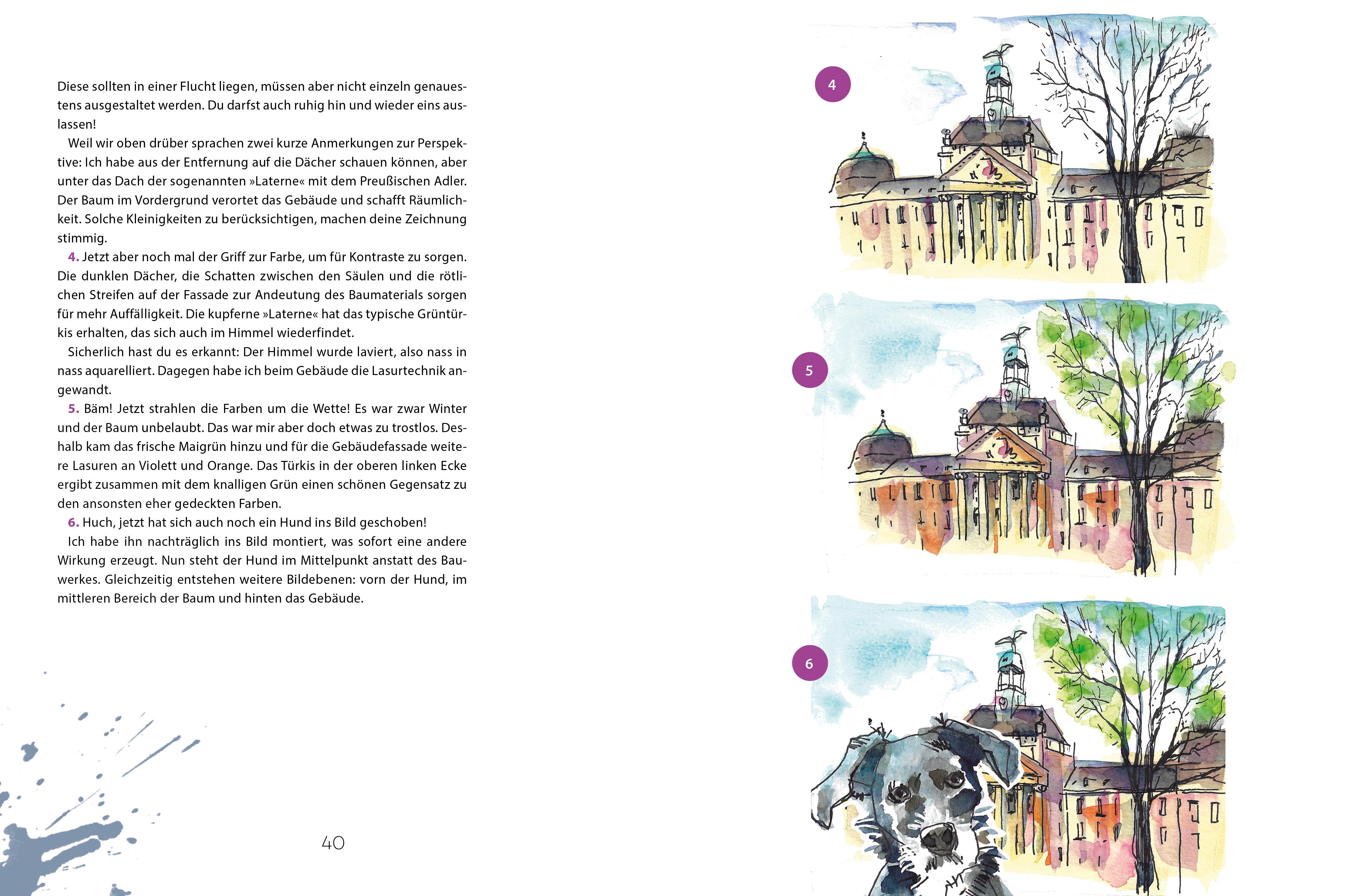 Beispielinhalt (Bild) Urban Sketching ganz einfach