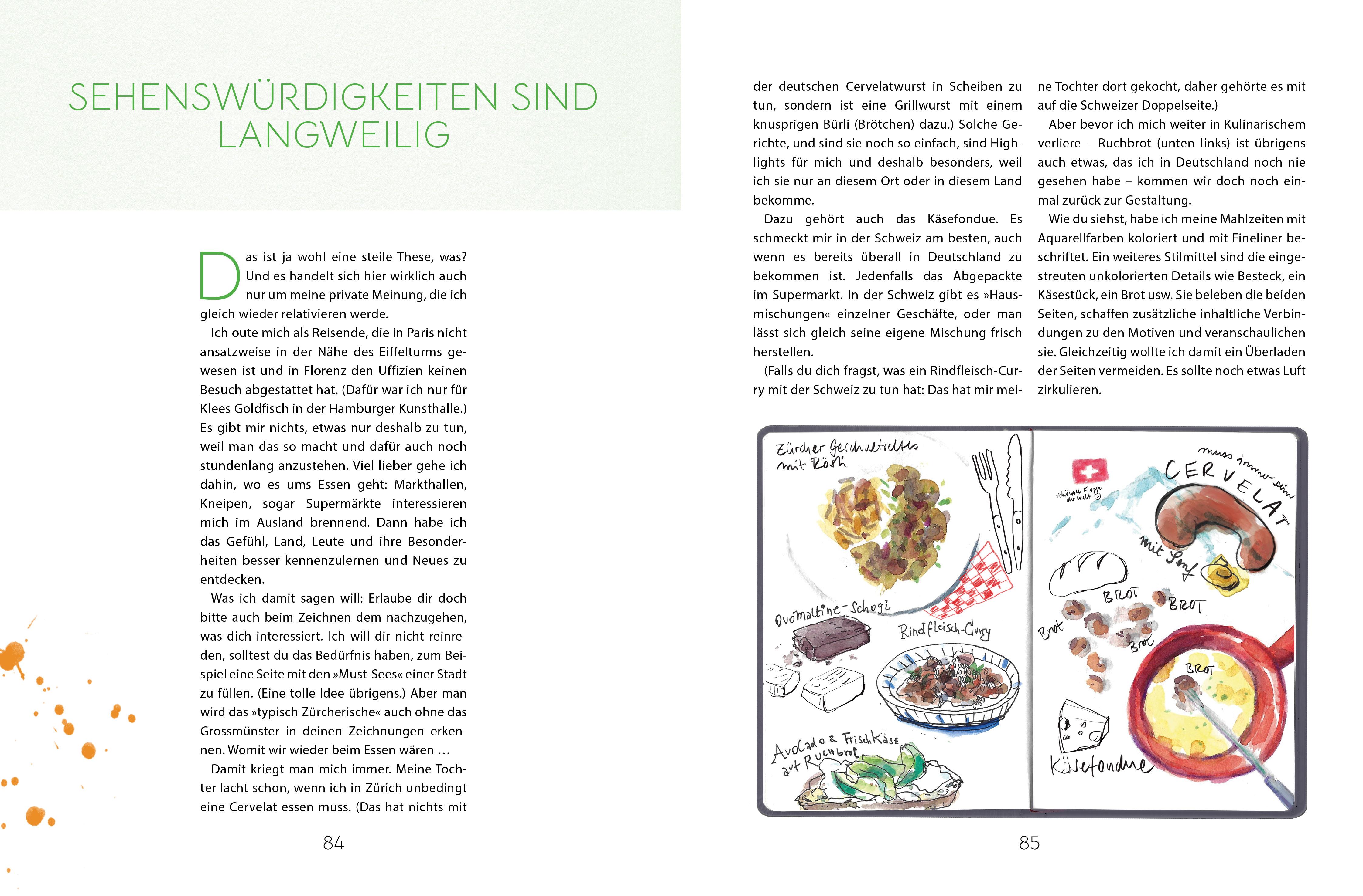 Beispielinhalt (Bild) Urban Sketching ganz einfach