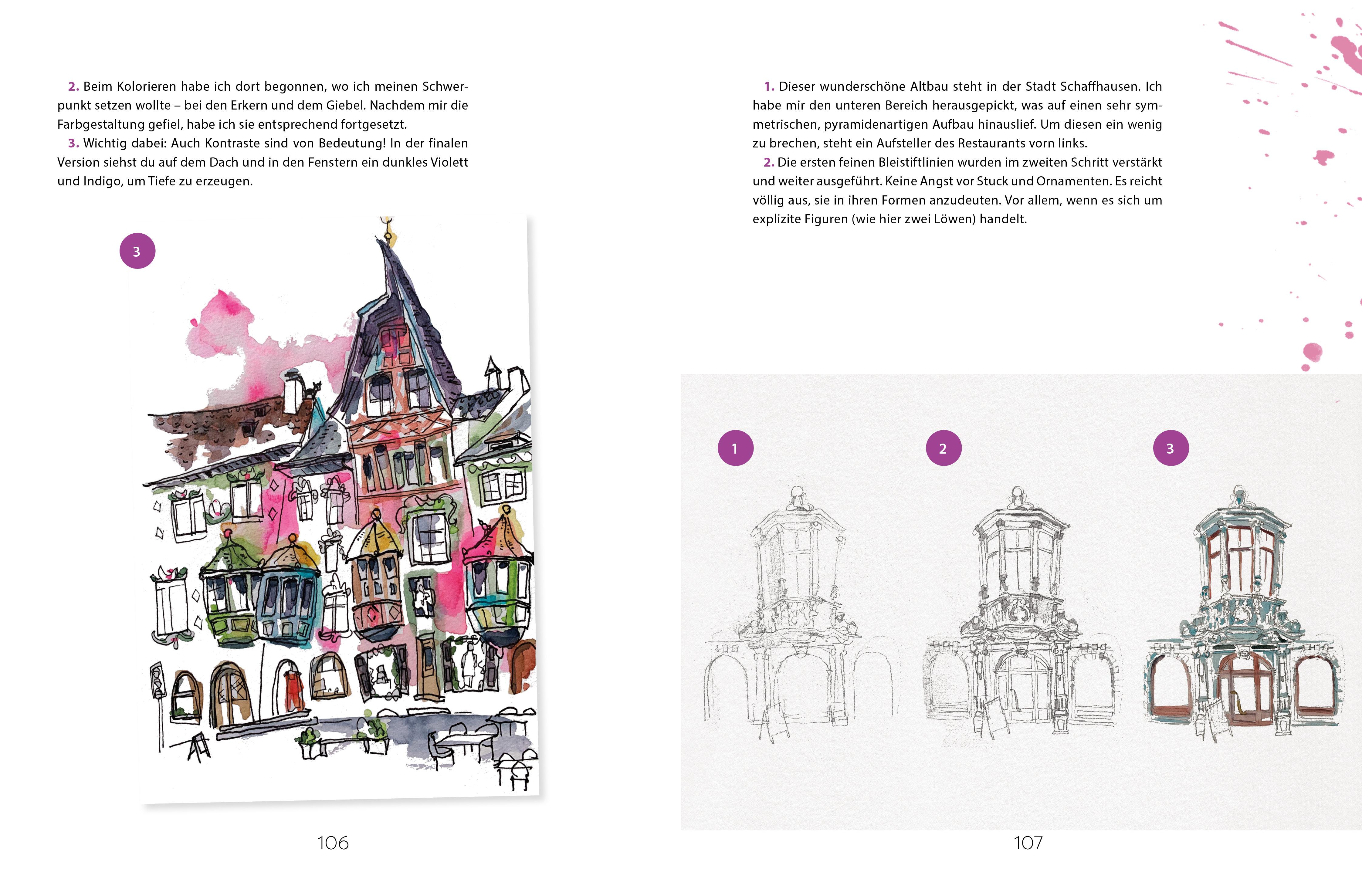 Beispielinhalt (Bild) Urban Sketching ganz einfach