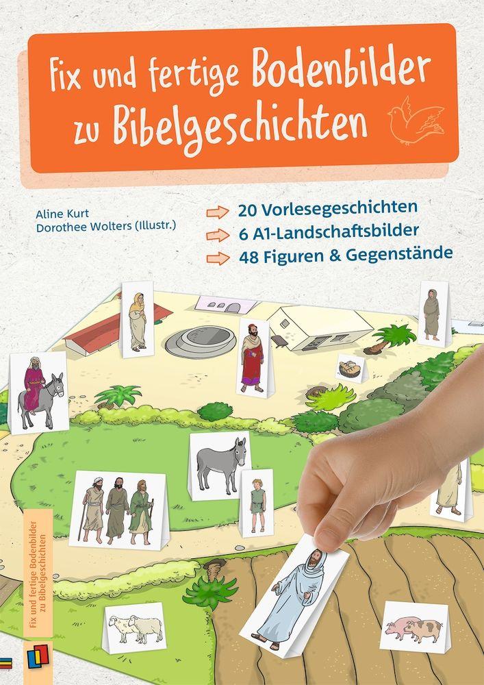 Vorderes Coverbild Fix und fertige Bodenbilder zu Bibelgeschichten