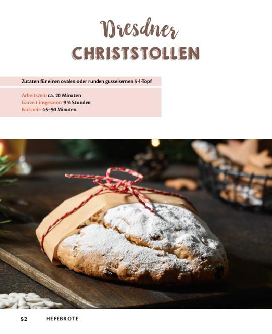 Beispielinhalt (Bild) Brot aus dem Gusstopf