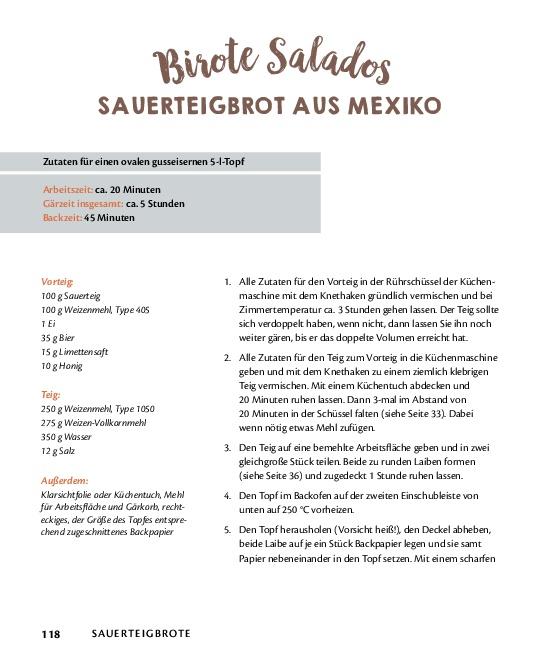 Beispielinhalt (Bild) Brot aus dem Gusstopf