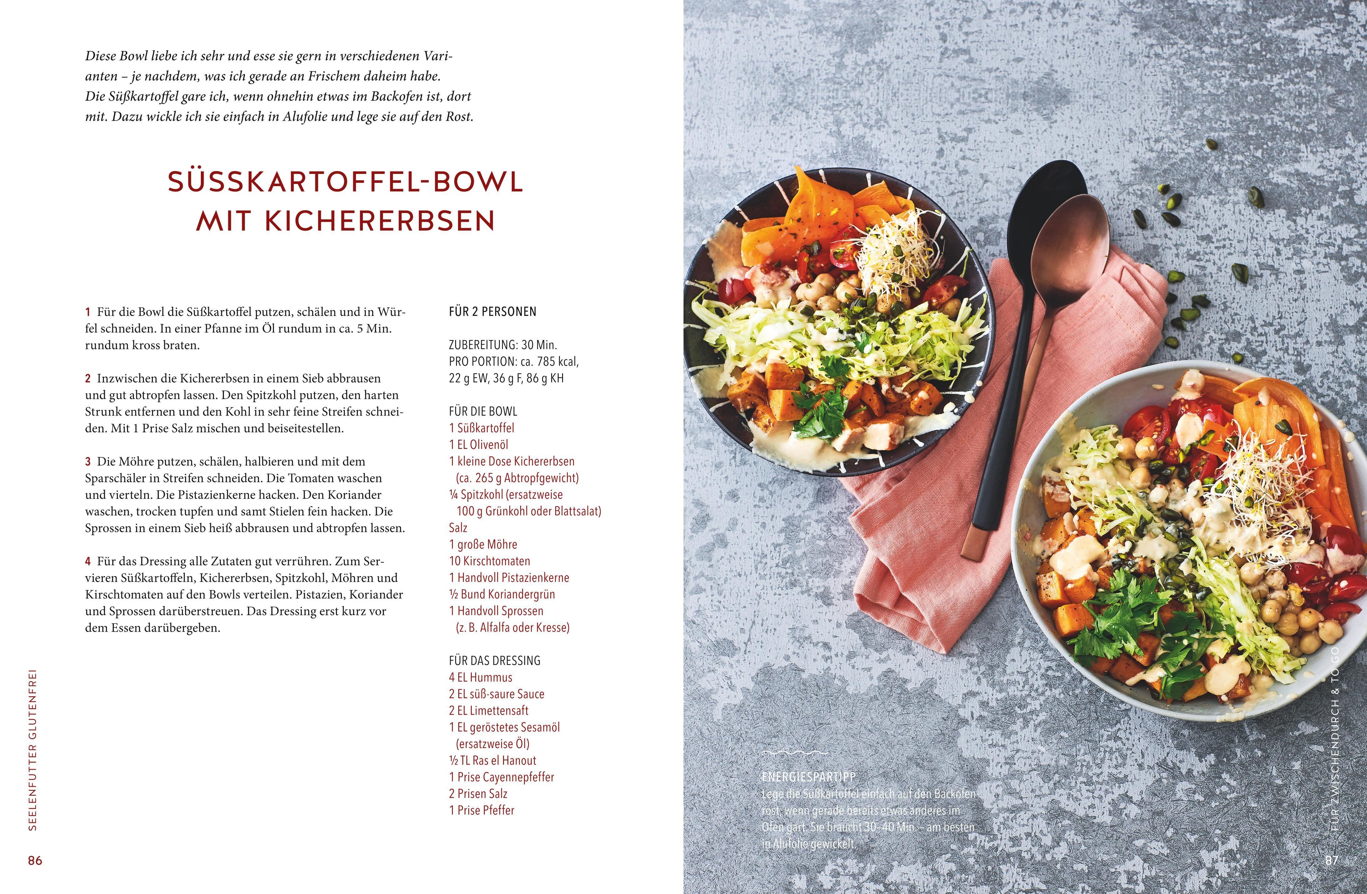Beispielinhalt (Bild) Seelenfutter glutenfrei
