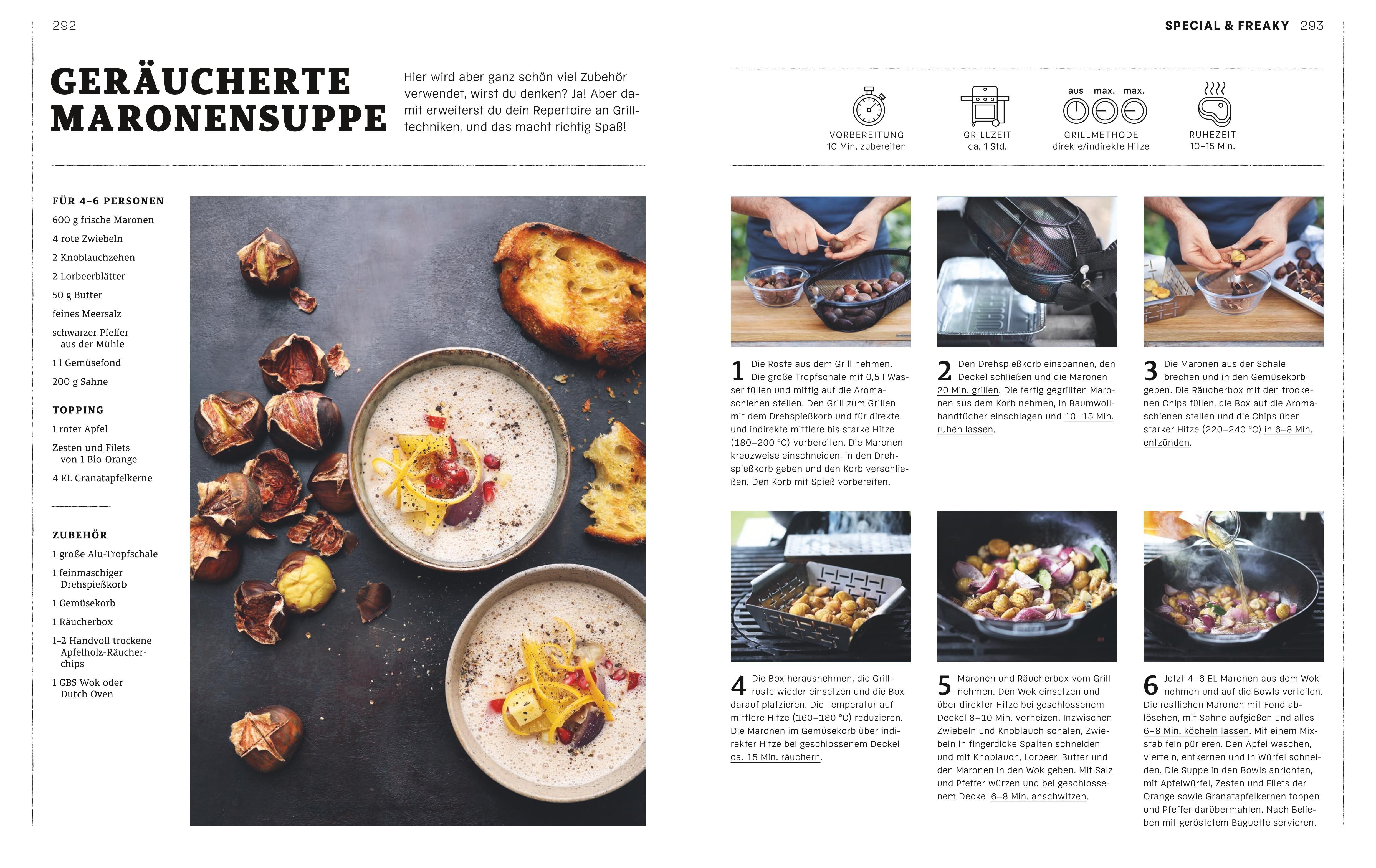 Beispielinhalt (Bild) Weber's Wintergrillbibel