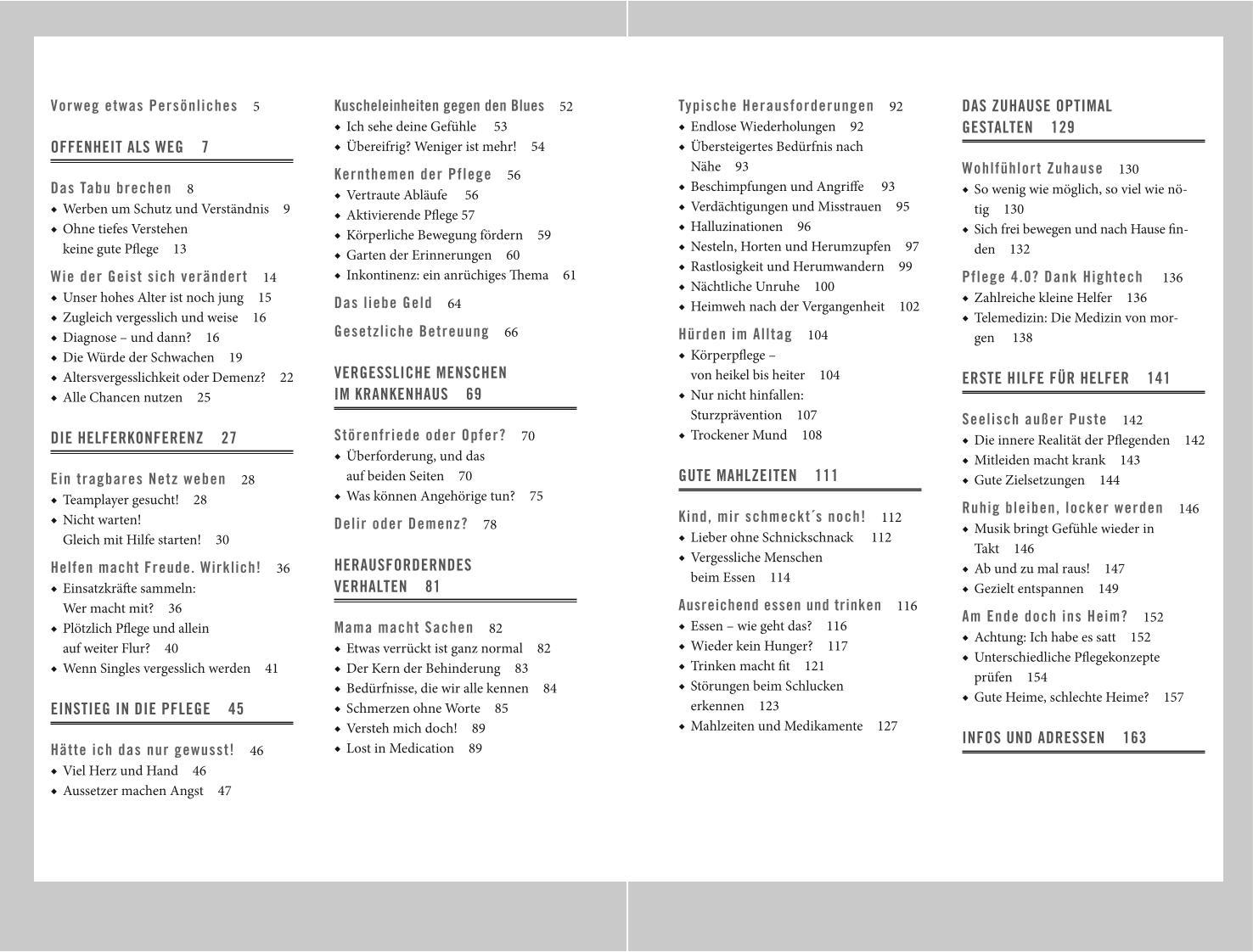 Beispielinhalt (Bild) Demenz - gelassen betreuen und pflegen