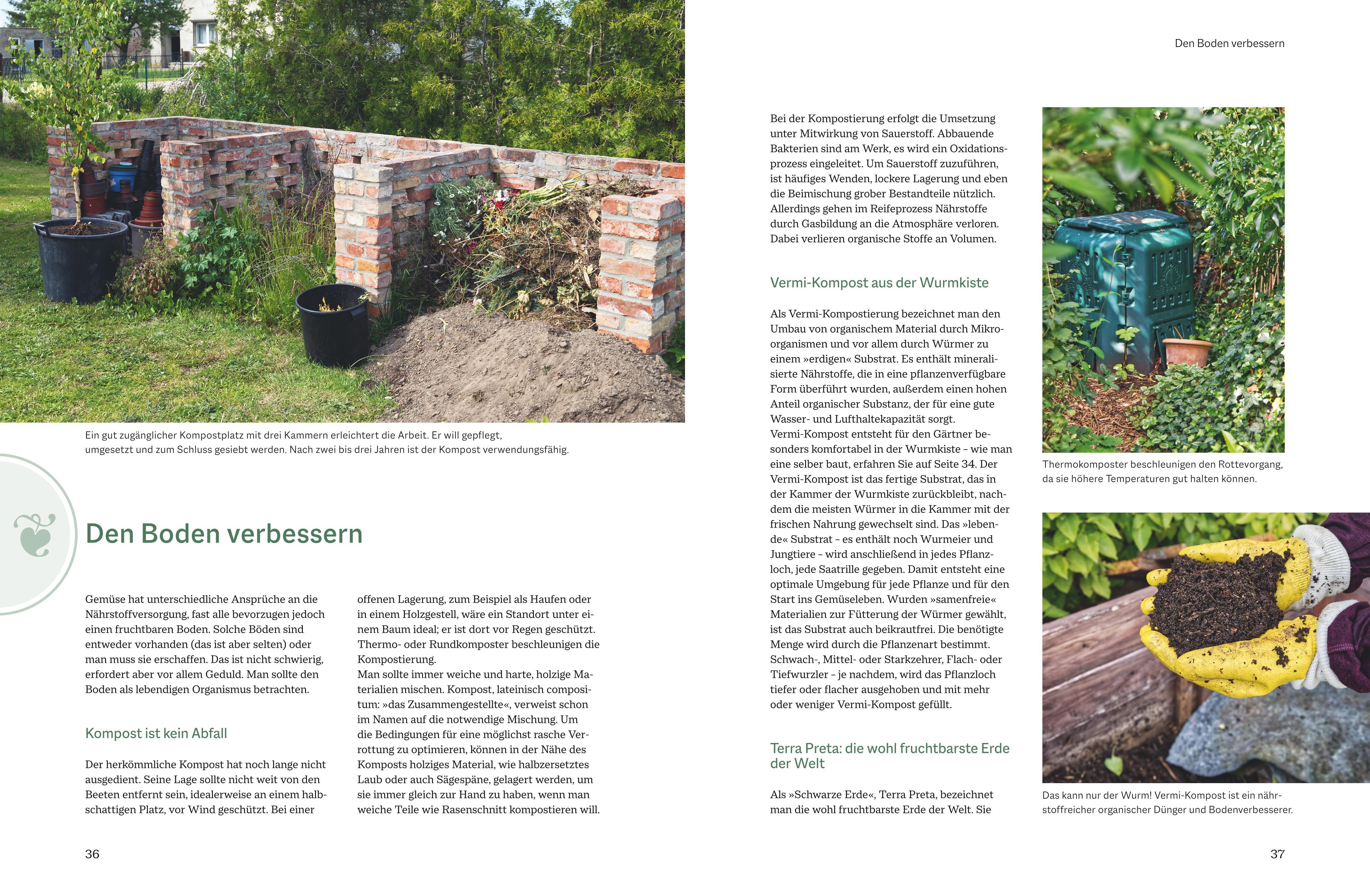 Beispielinhalt (Bild) Der optimale Gemüsegarten