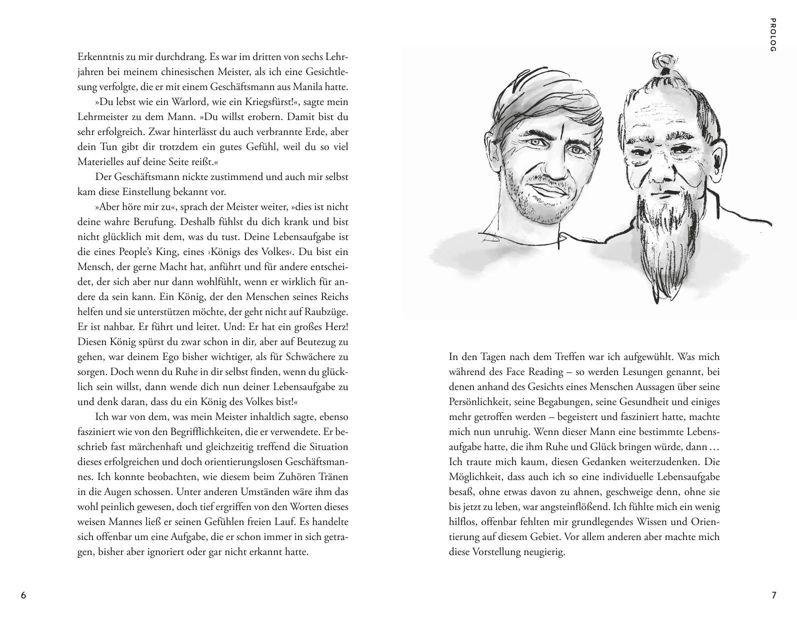 Beispielinhalt (Bild) Ich lese deine Lebensaufgabe