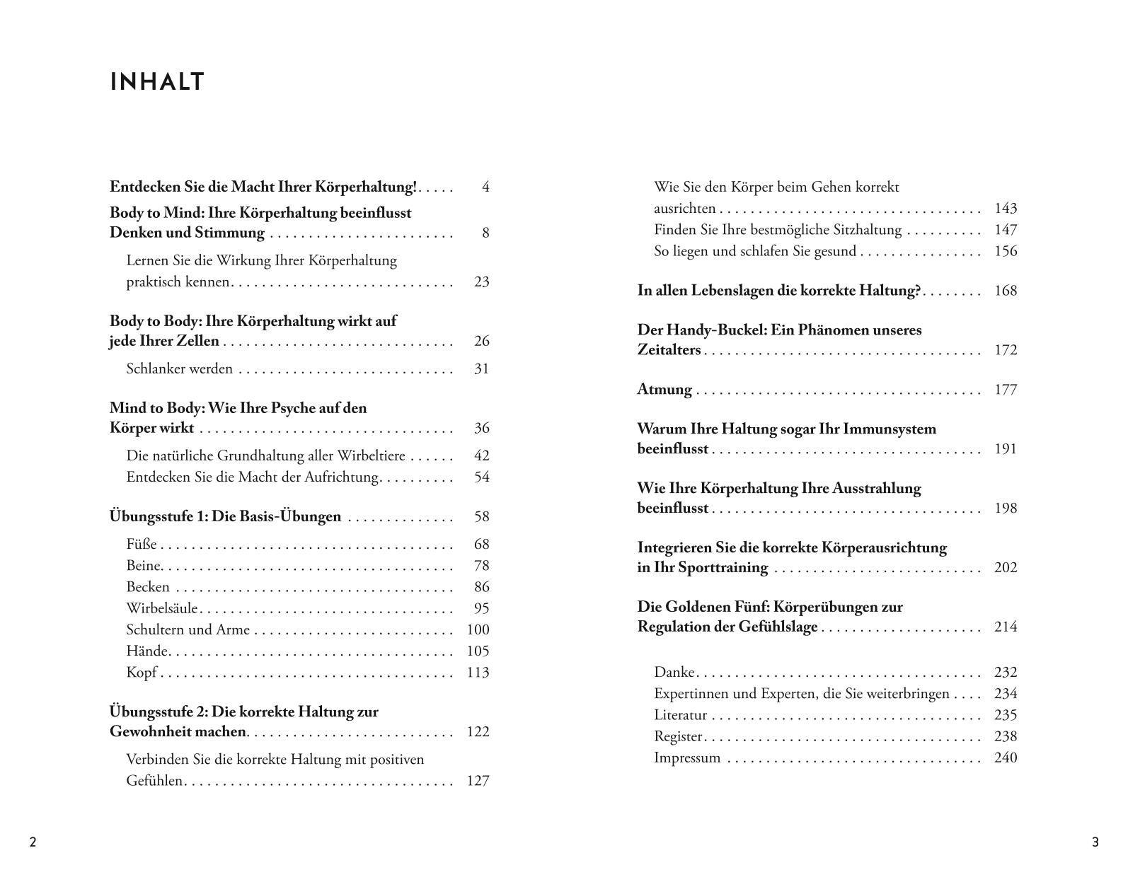 Beispielinhalt (Bild) Die Macht der Haltung