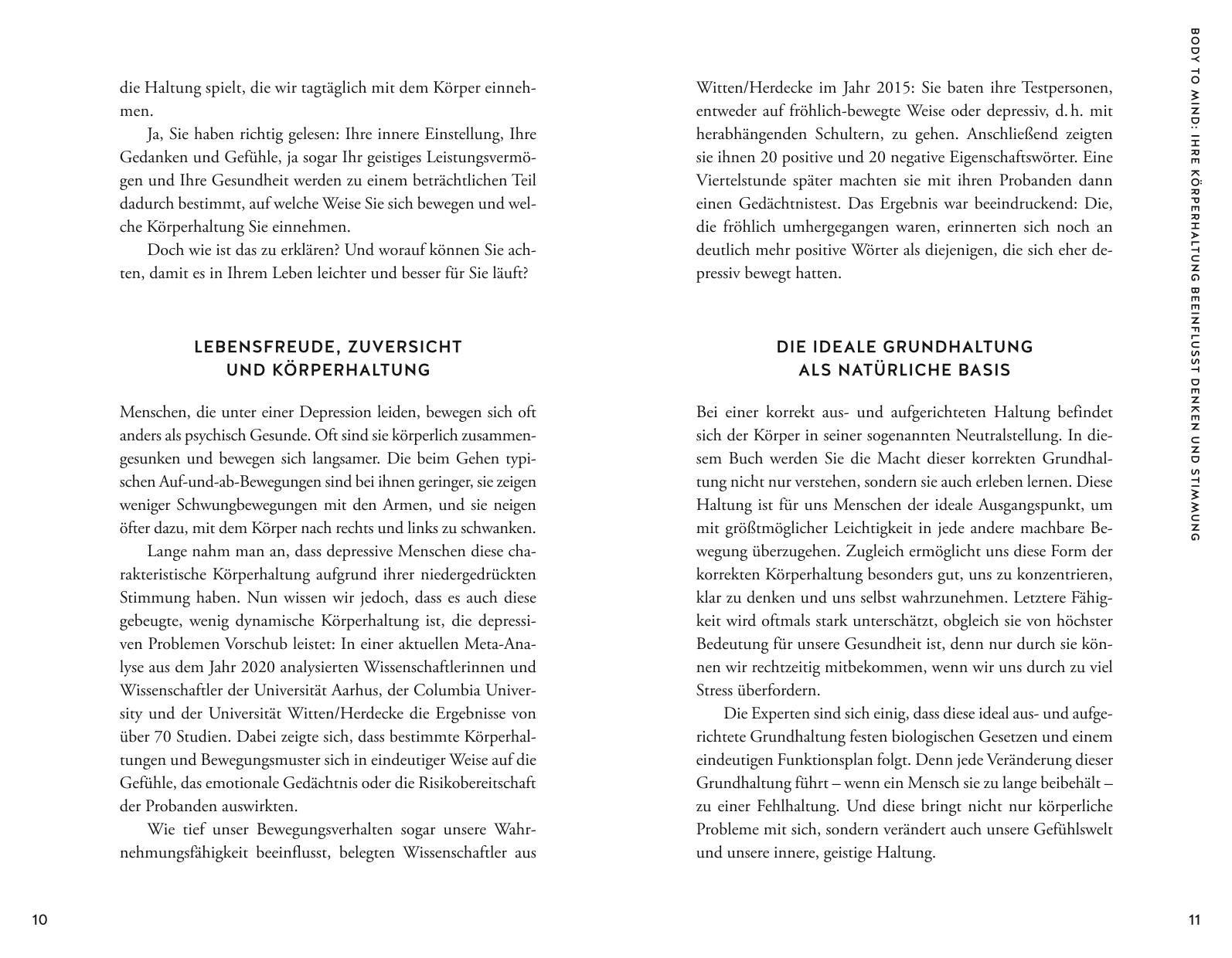 Beispielinhalt (Bild) Die Macht der Haltung