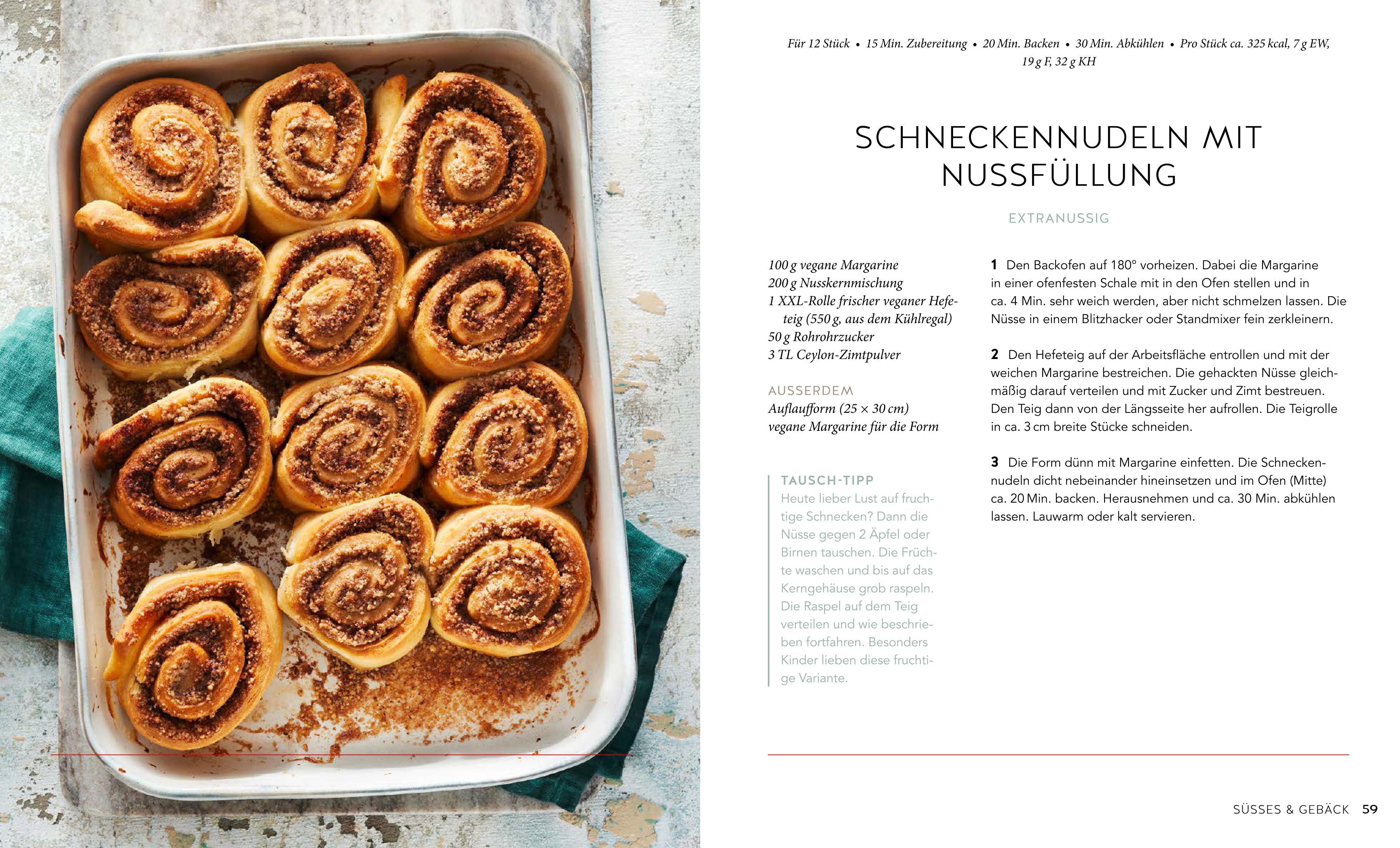 Beispielinhalt (Bild) Happy vegan mit 5 Zutaten