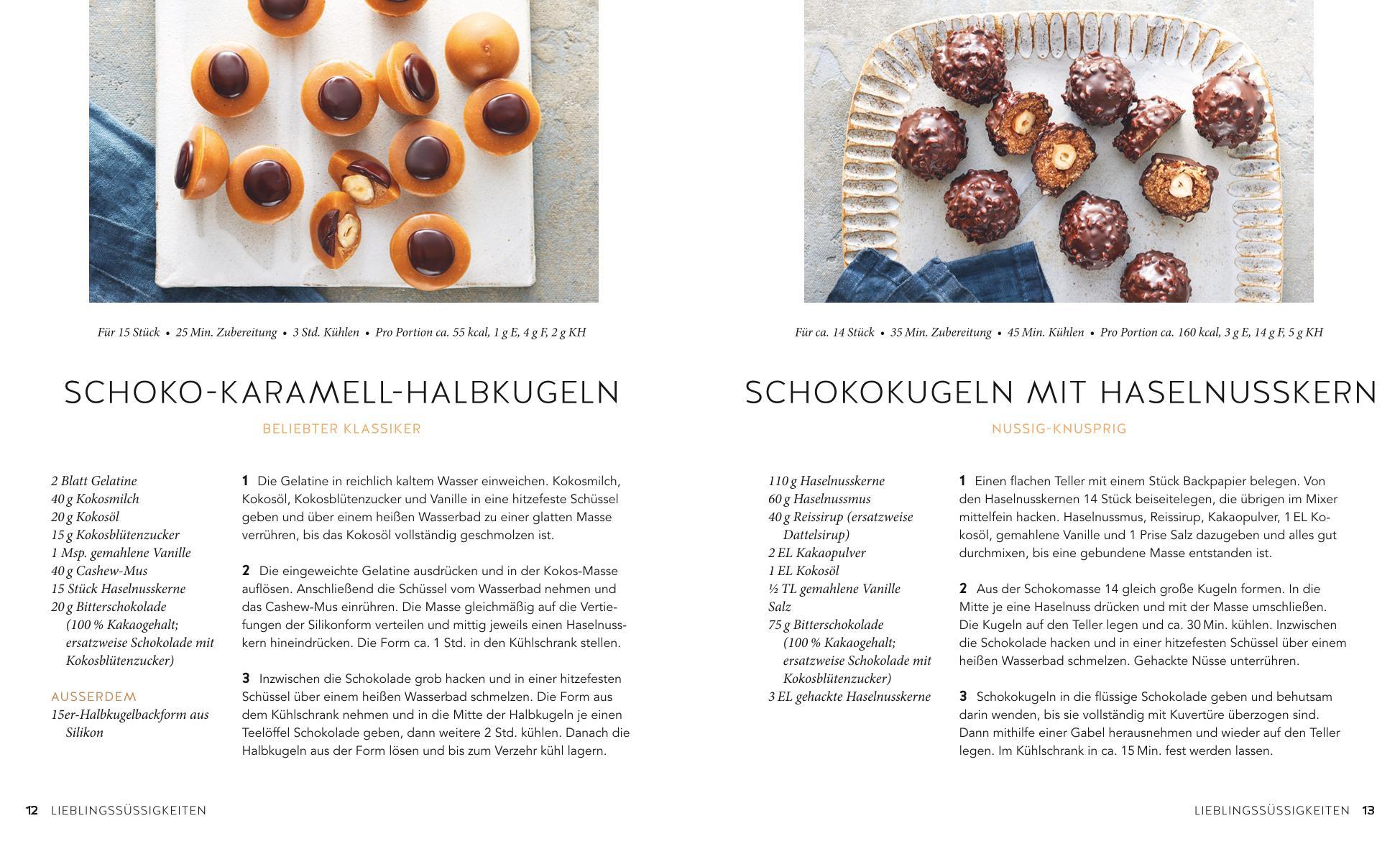 Beispielinhalt (Bild) Süßigkeiten zuckerfrei