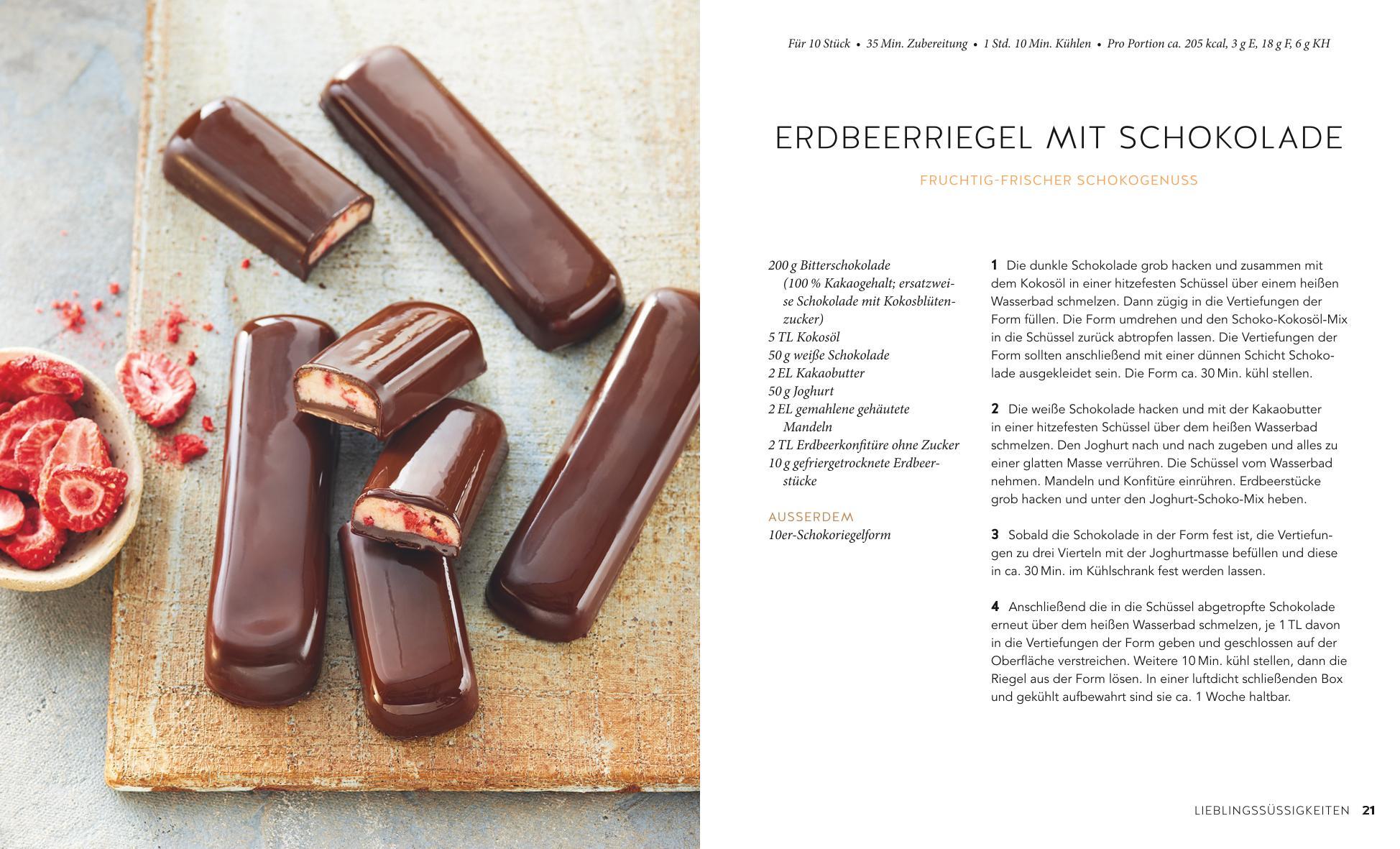 Beispielinhalt (Bild) Süßigkeiten zuckerfrei
