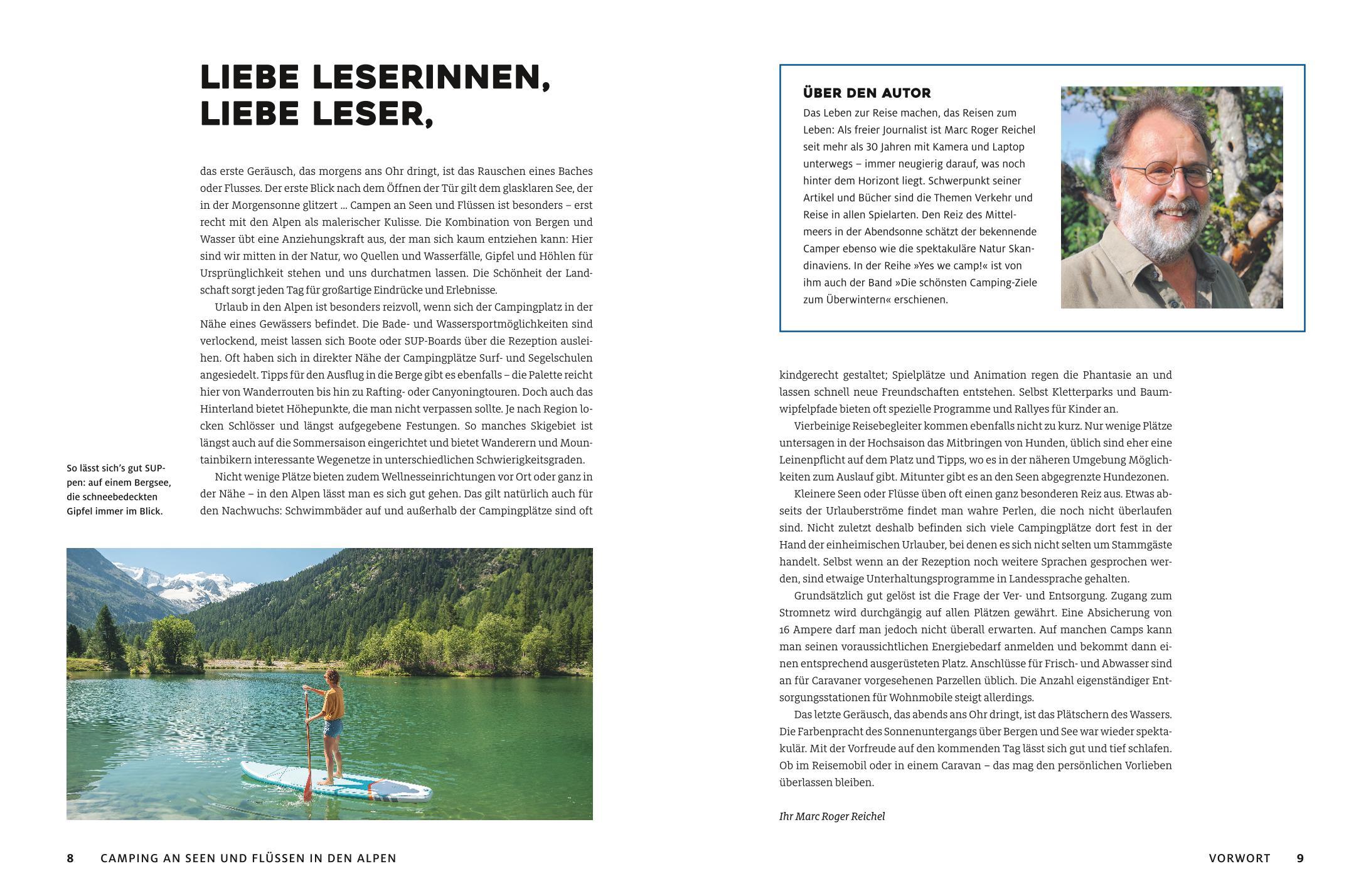 Beispielinhalt (Bild) Yes we camp! Alpen-Camping an Seen und Flüssen