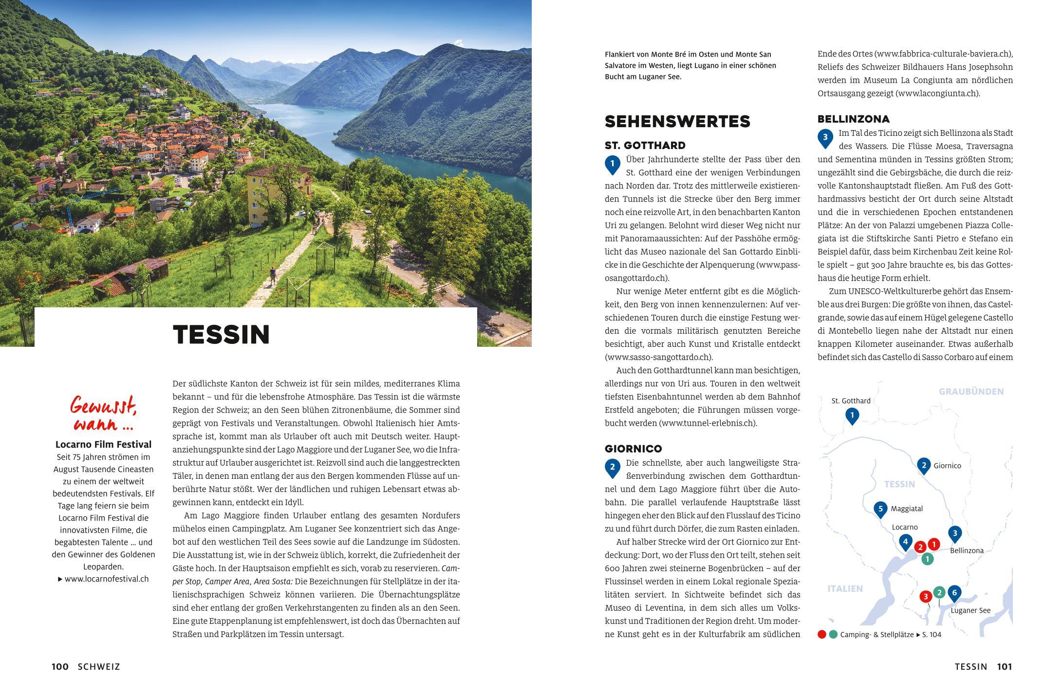 Beispielinhalt (Bild) Yes we camp! Alpen-Camping an Seen und Flüssen