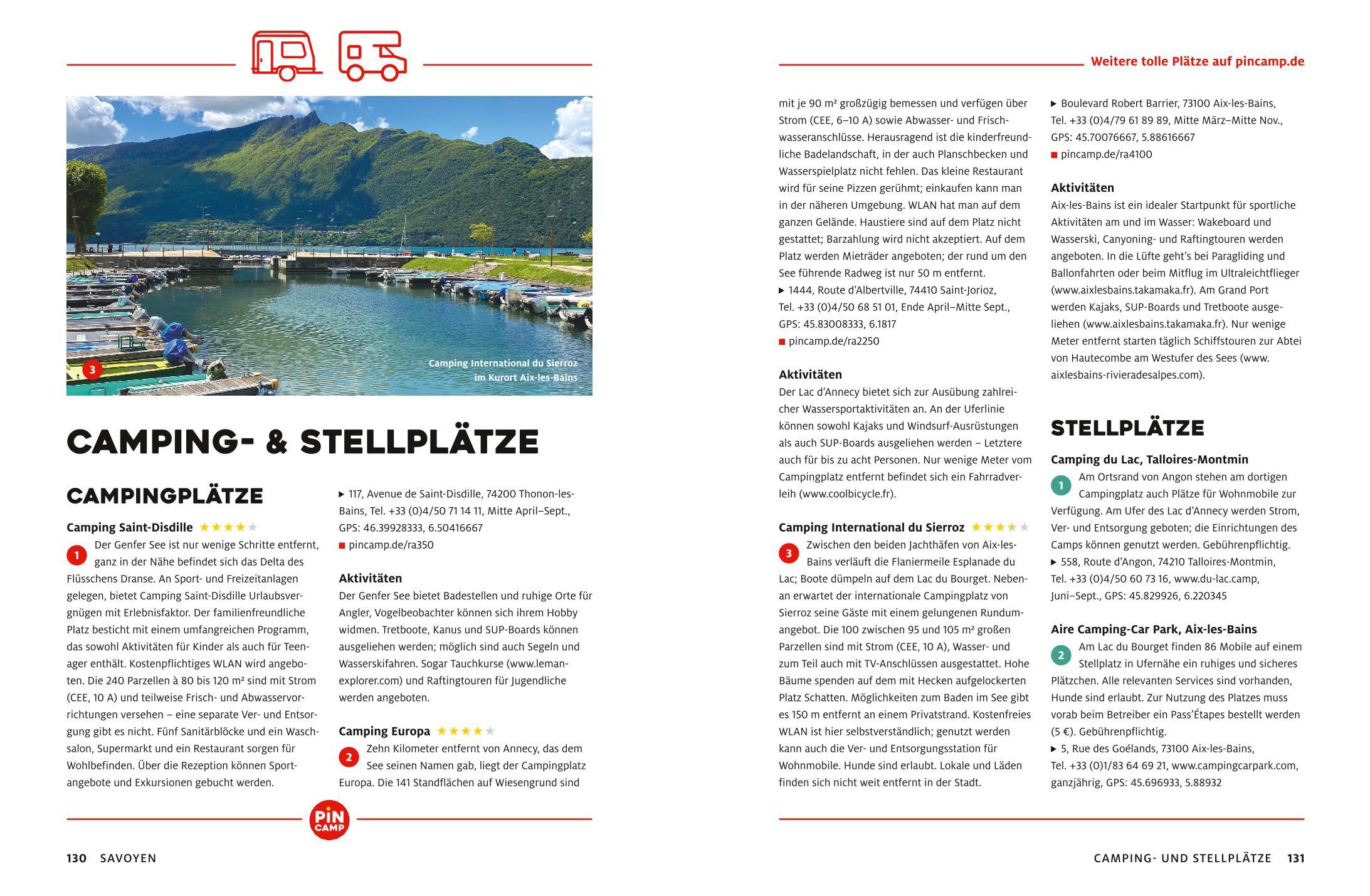 Beispielinhalt (Bild) Yes we camp! Alpen-Camping an Seen und Flüssen