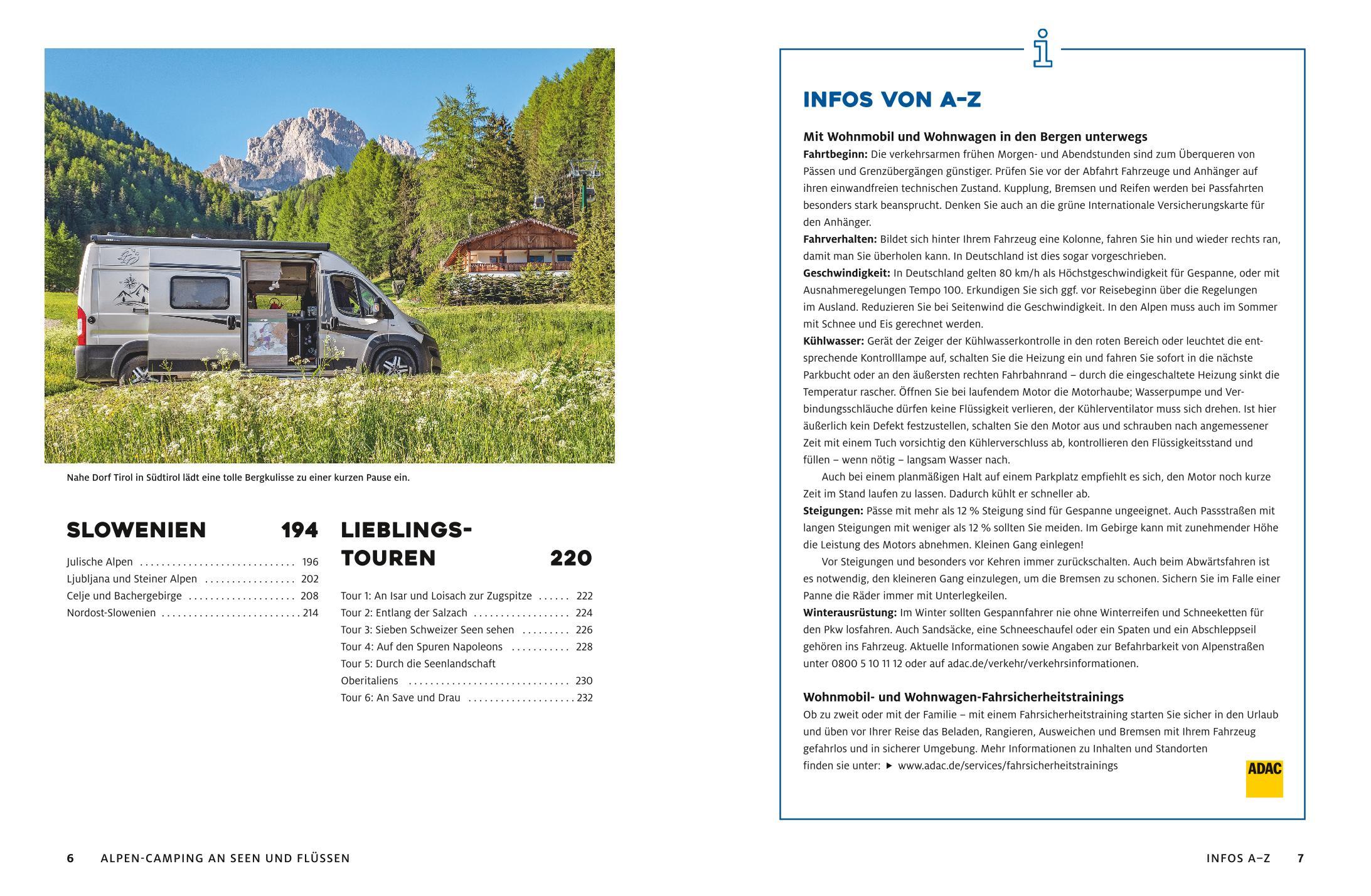 Beispielinhalt (Bild) Yes we camp! Alpen-Camping an Seen und Flüssen