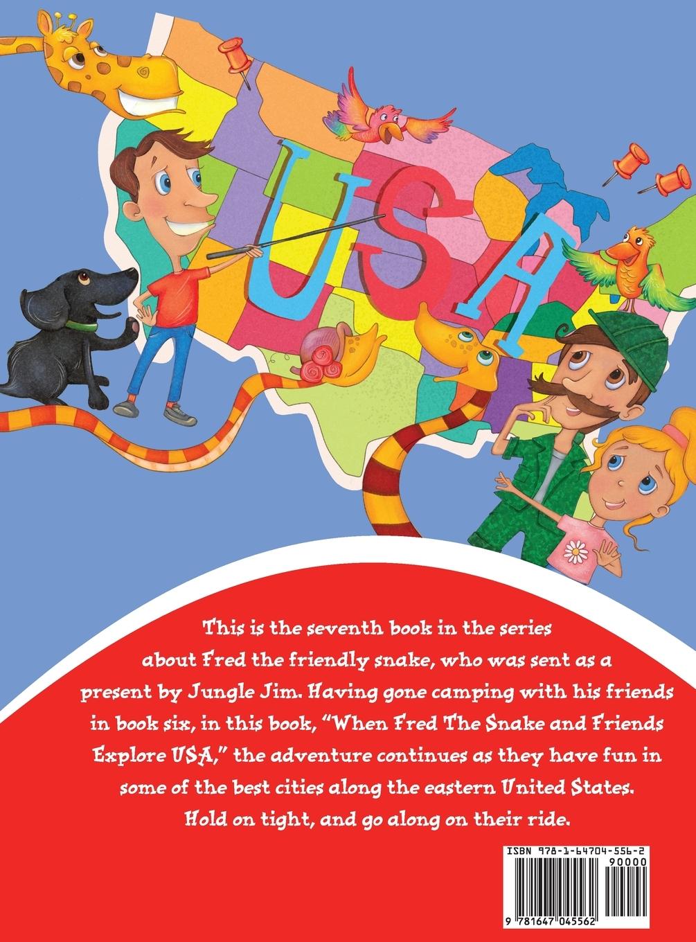 Rückseitencover When Fred the Snake and Friends Explore USA East
