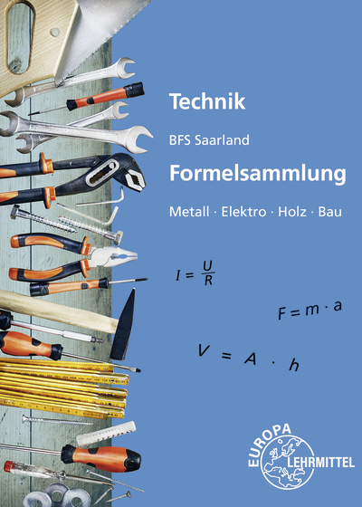 Vorderes Coverbild Technik BFS Saarland Formelsammlung