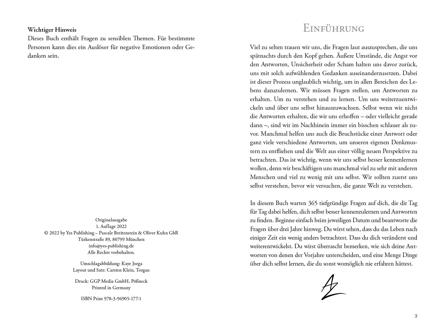 Beispielinhalt (Bild) 3 AM Questions - Fragen für 3 Uhr nachts