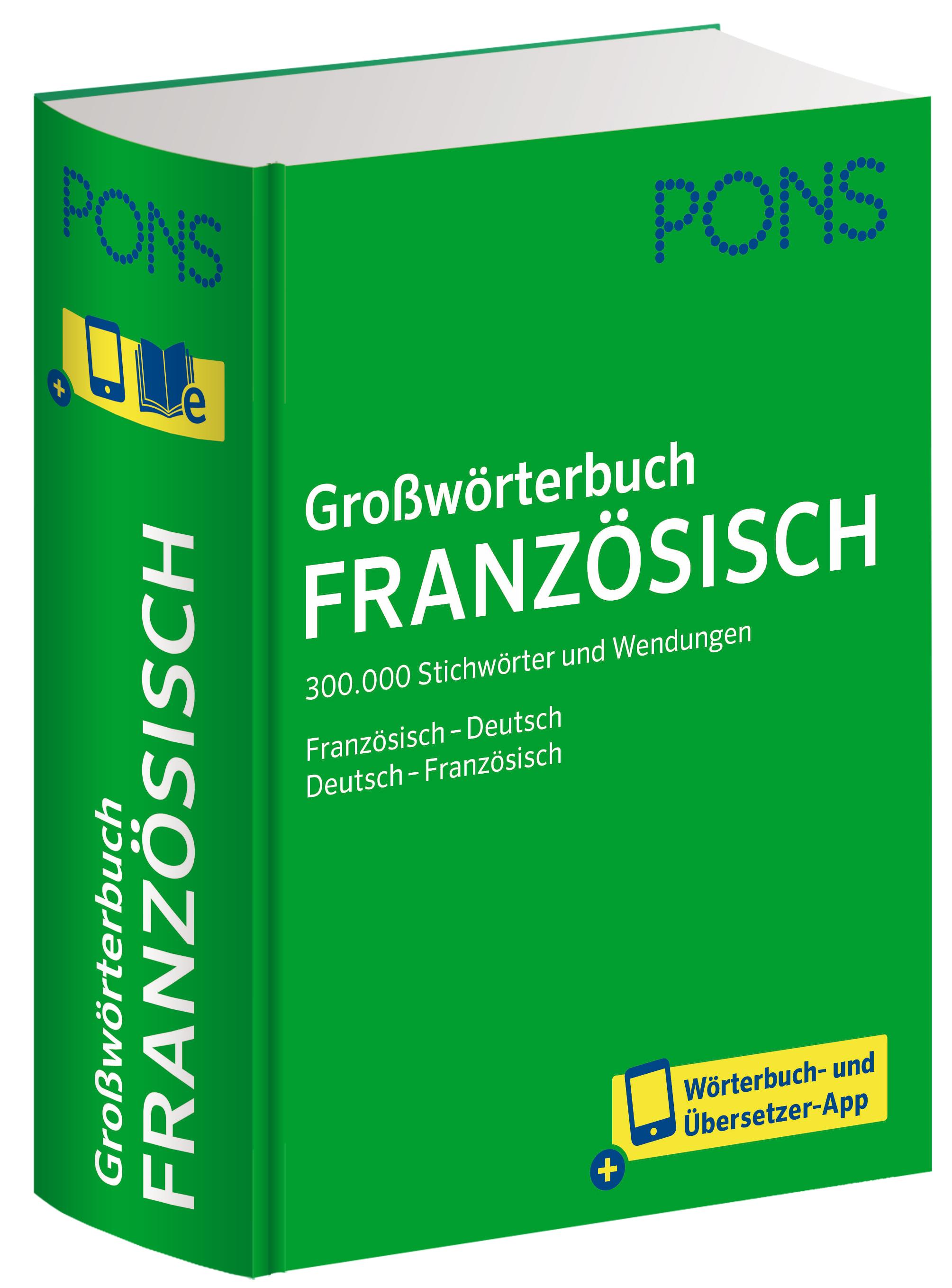 Vorderes Coverbild PONS Großwörterbuch Französisch