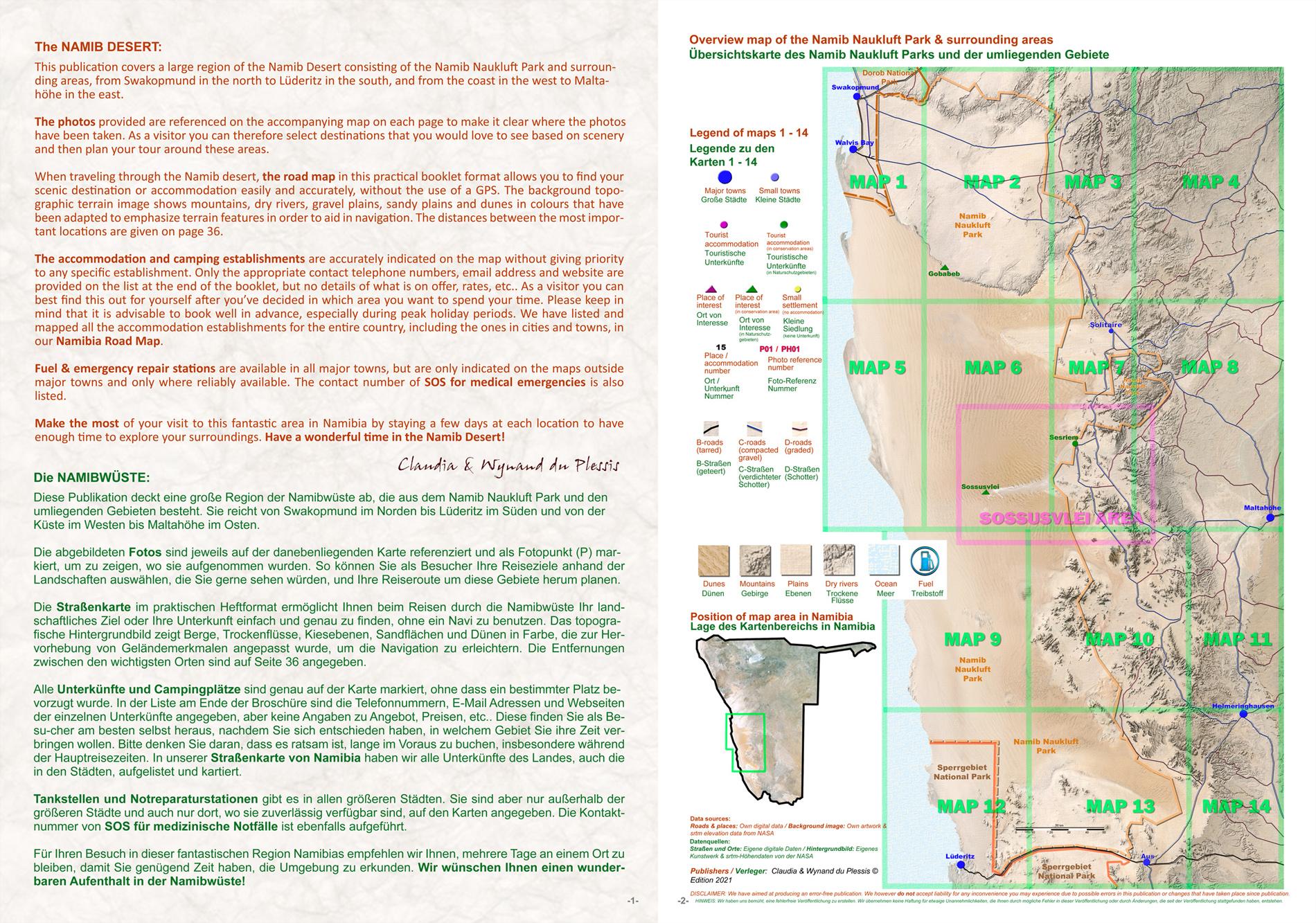 Beispielinhalt (Bild) Die NAMIBWÜSTE - The NAMIB DESERT