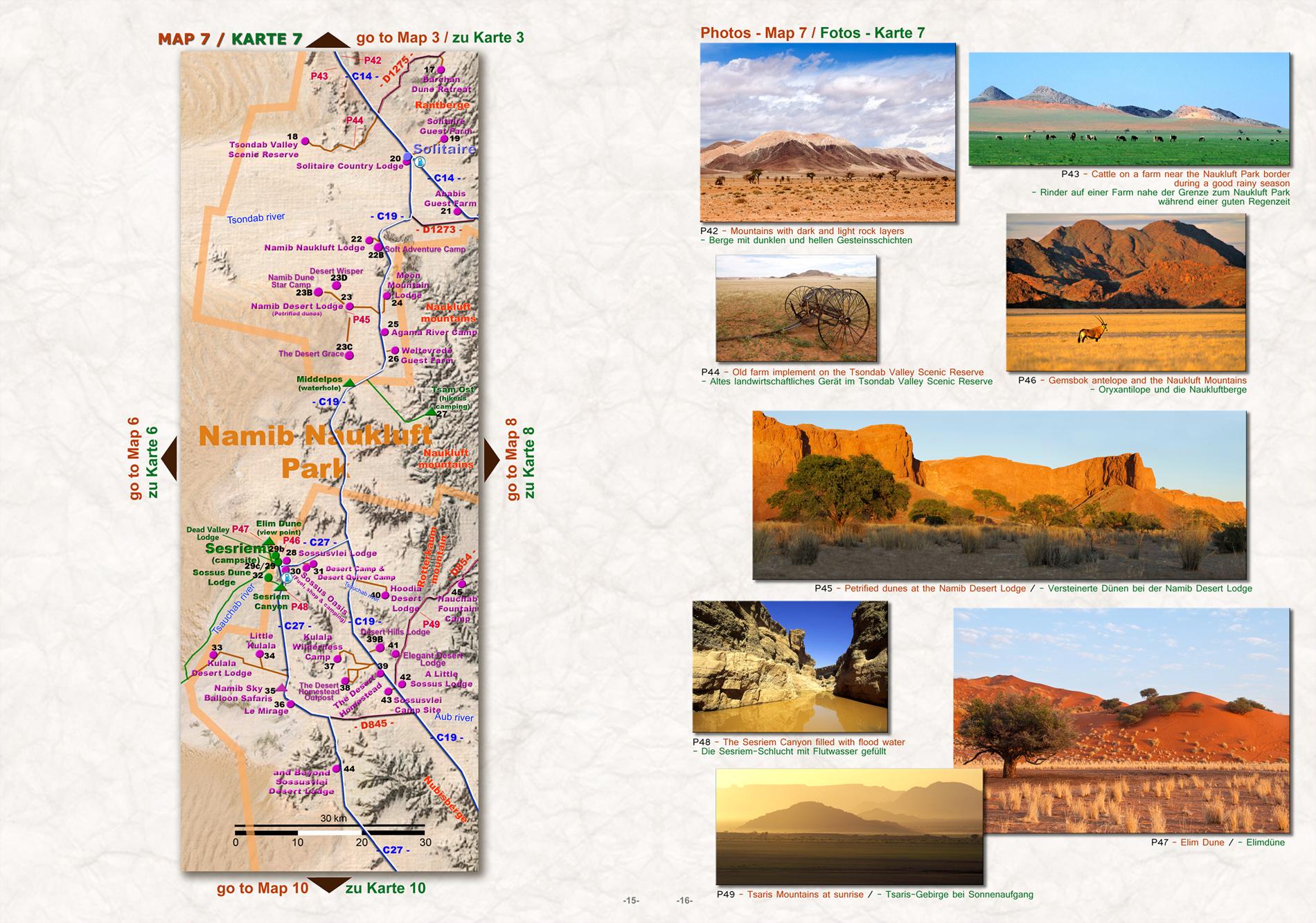 Beispielinhalt (Bild) Die NAMIBWÜSTE - The NAMIB DESERT